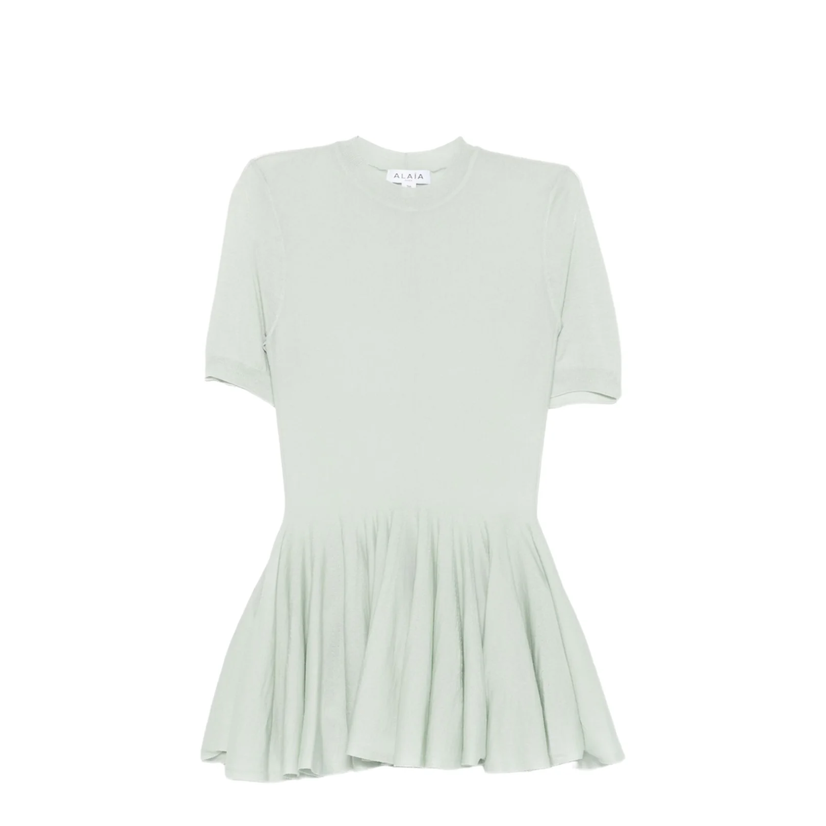 Wool Peplum Top