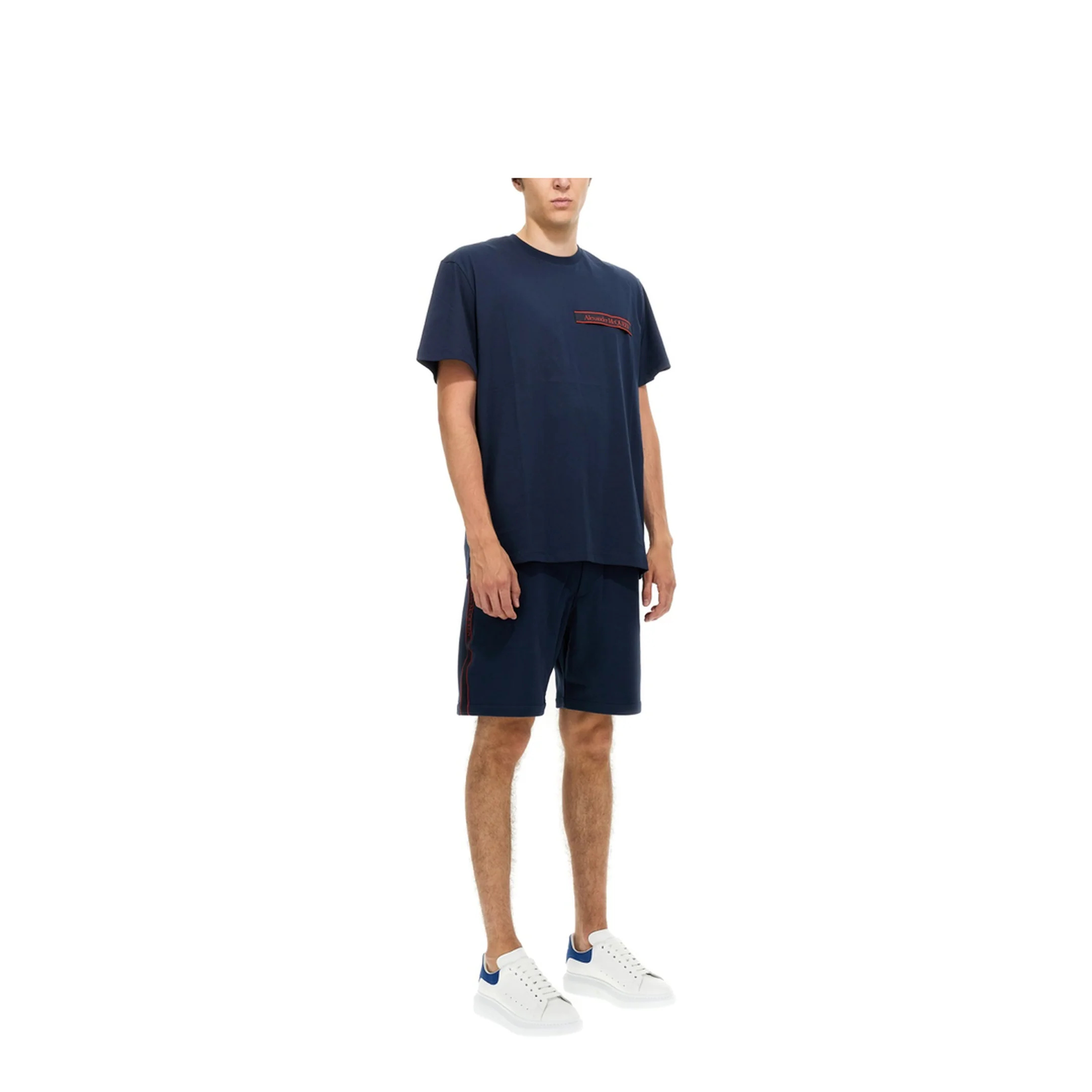 Bermuda Shorts with Selvedge Logo Band - Image 2