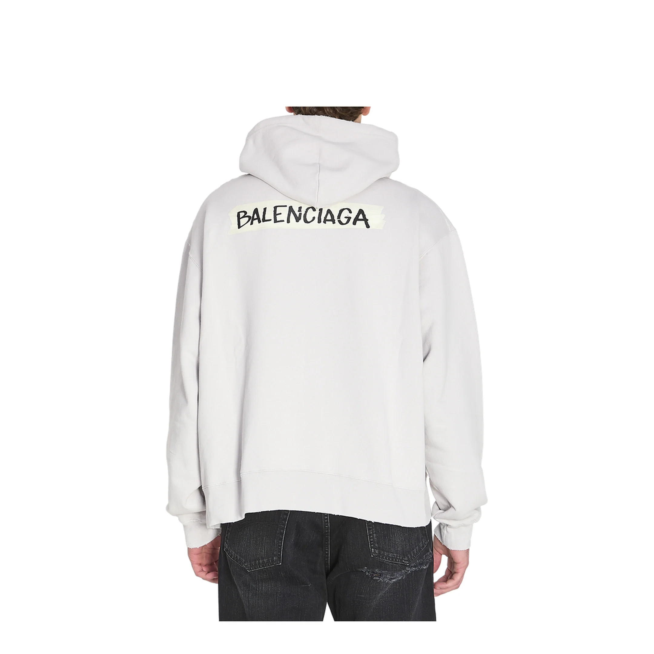 Masking Tape Zip-Up Hoodie - Image 4