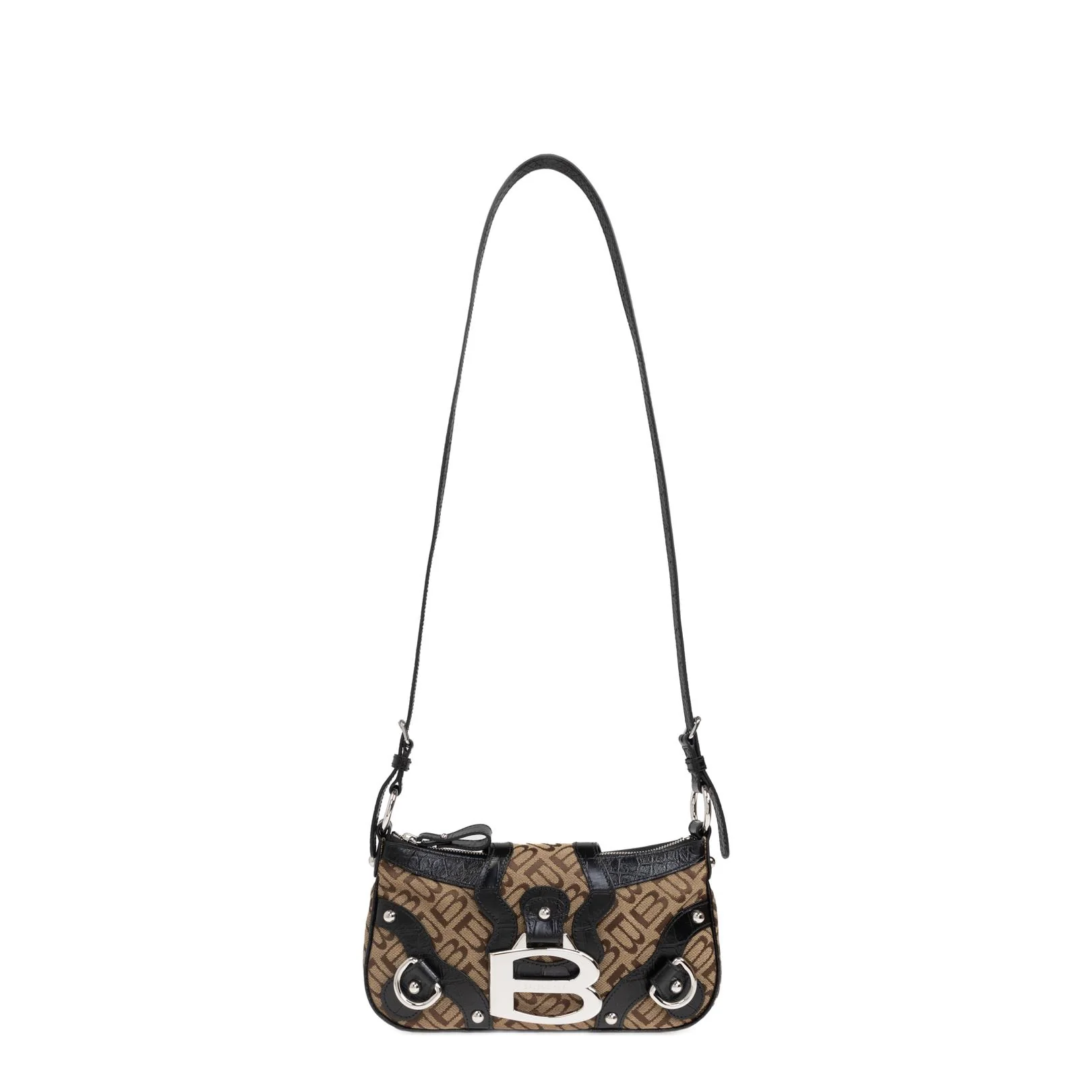 Essex Small Shoulder Bag In Ebony/Beige
