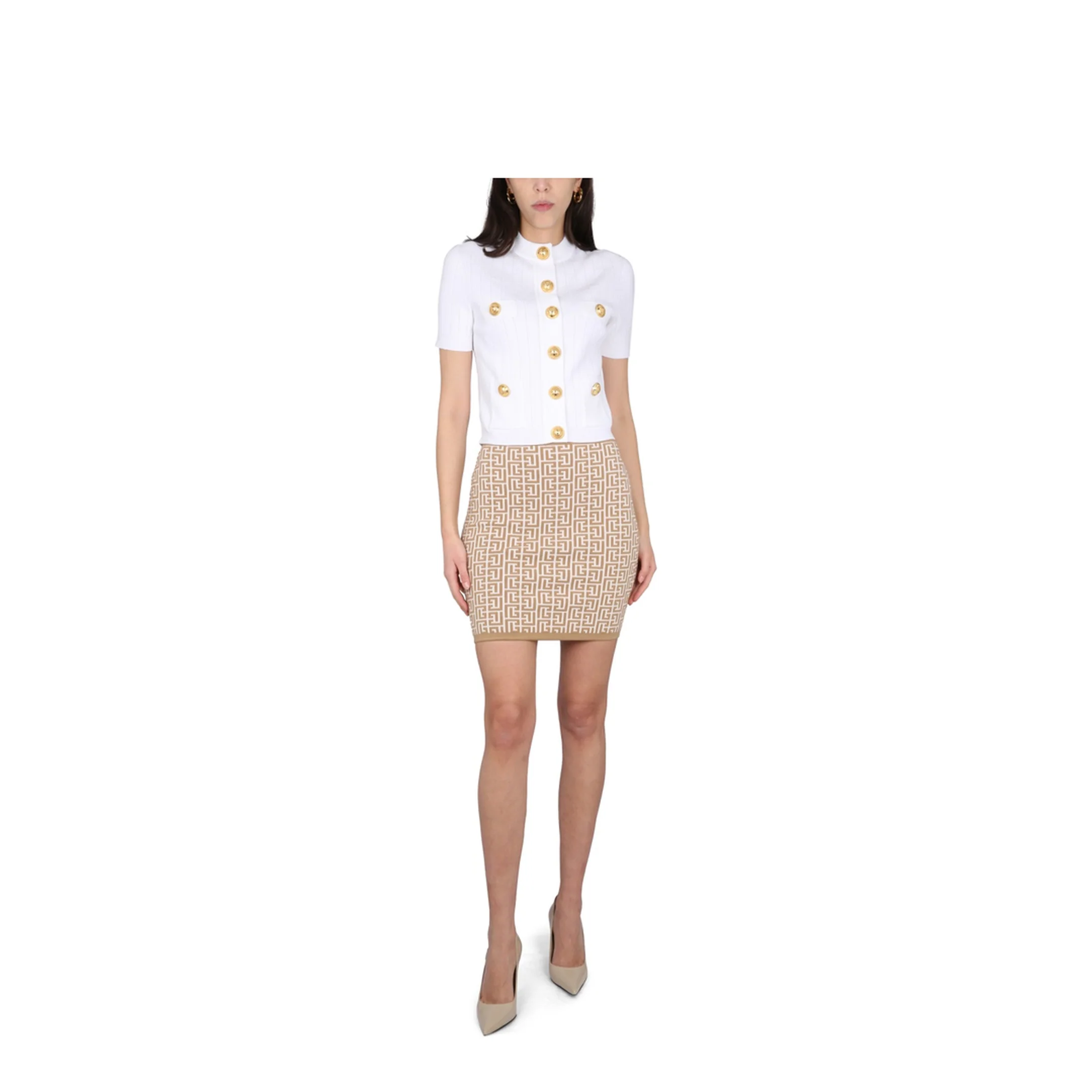 Knitted Skirt All-Over Monogram - Image 2