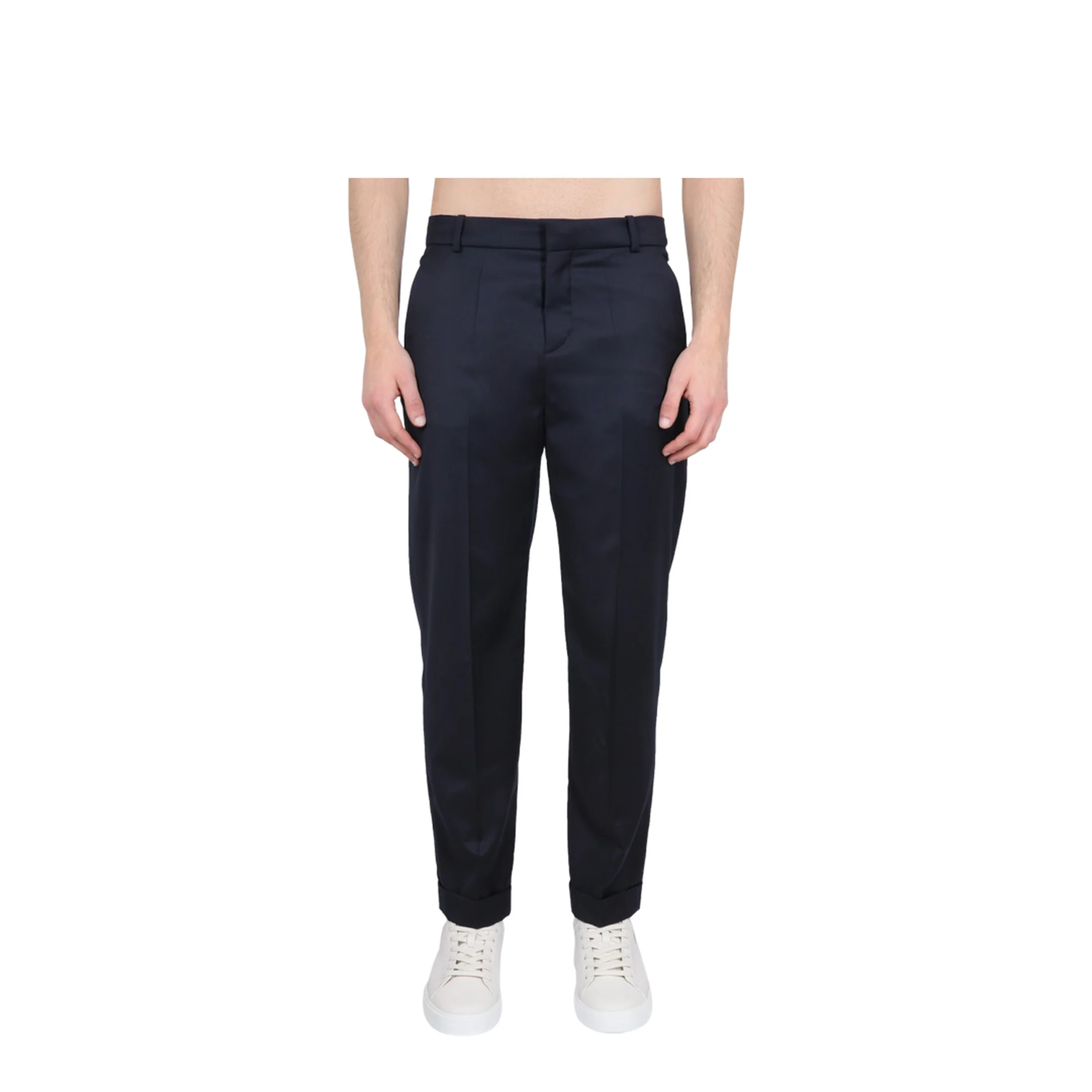 Pleated Wool Trousers