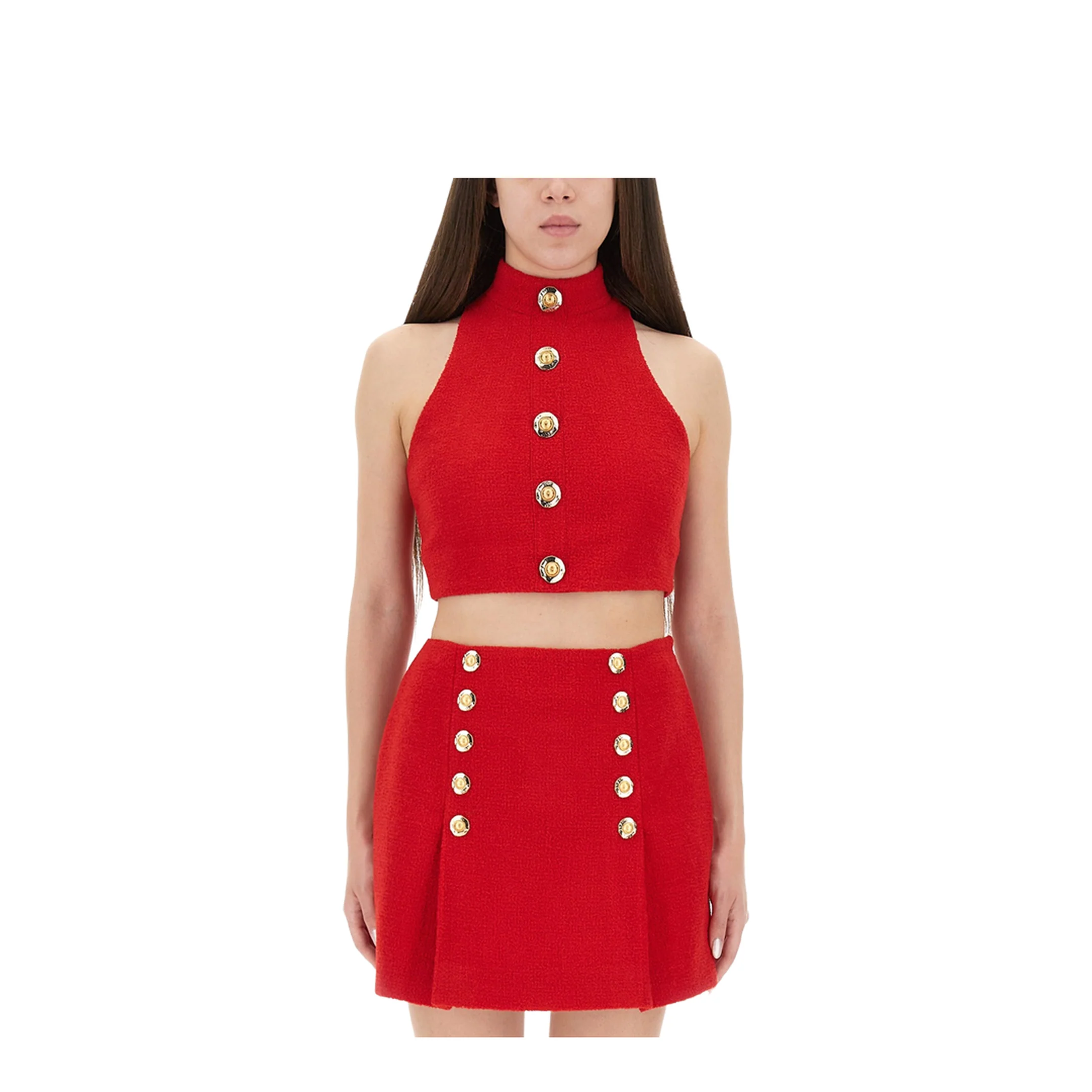 Red Virgin Wool Top