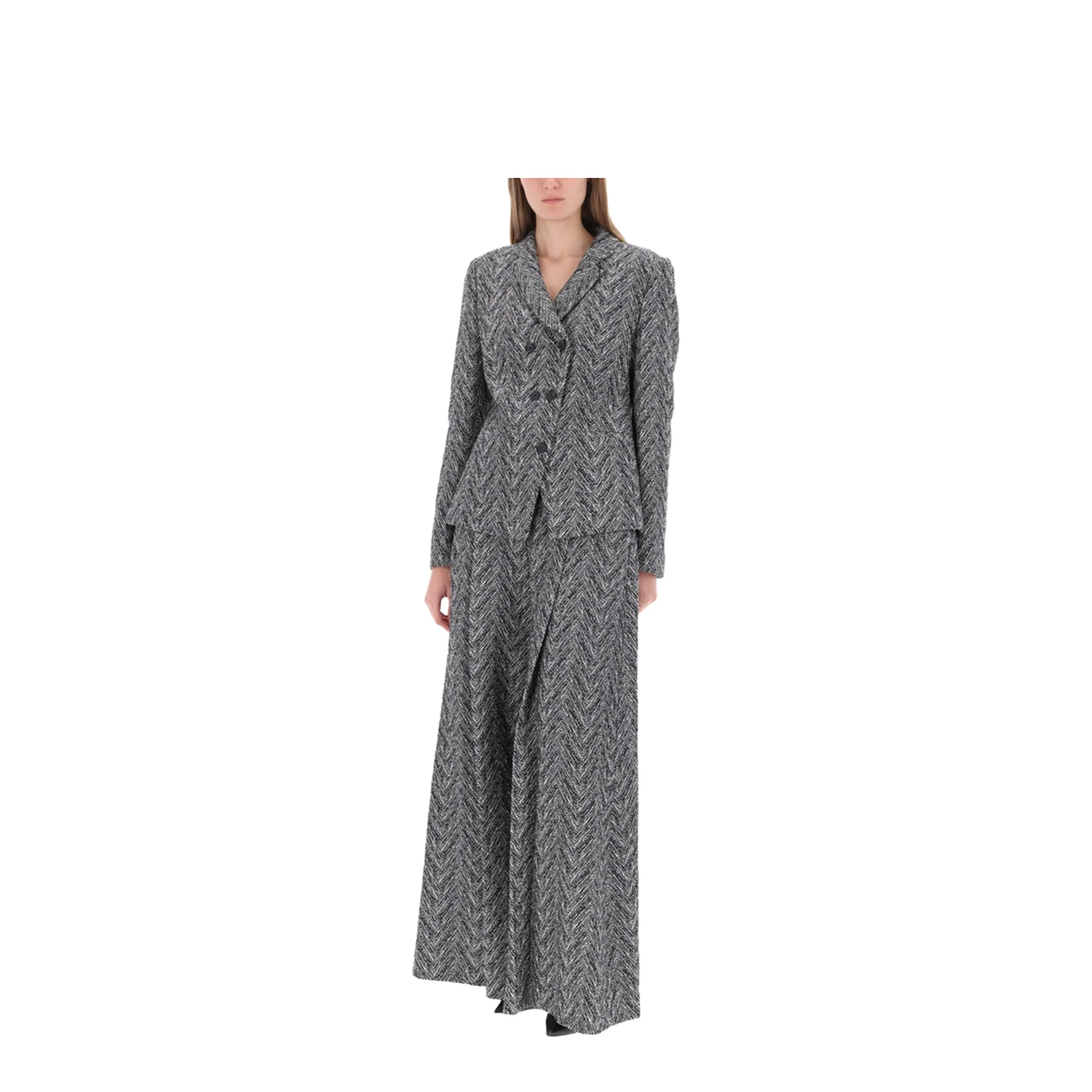 Herringbone Tweed Blazer - Image 2