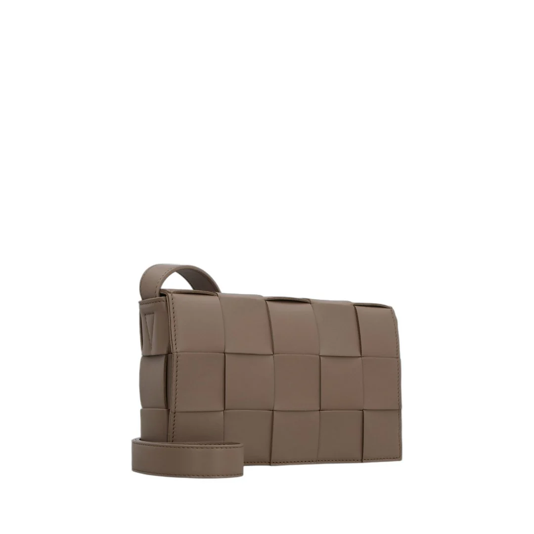 Cassette Crossbody Bag In Taupe Taupe Grey - Image 3
