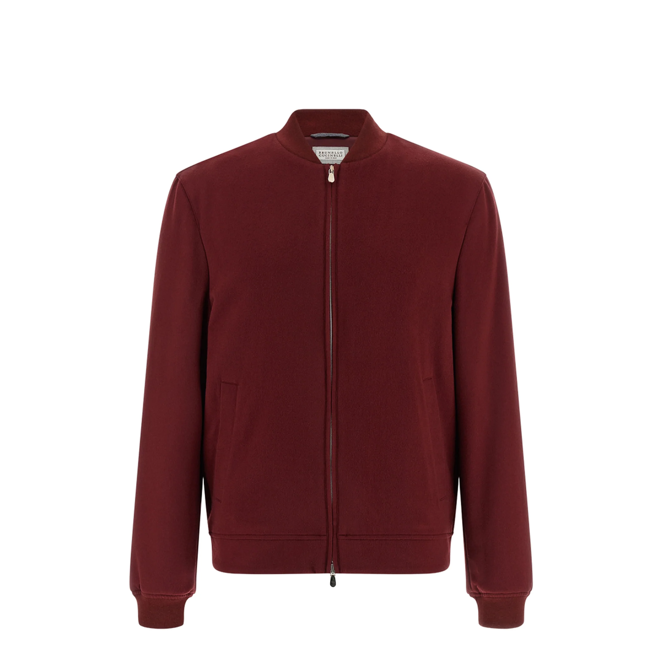 Cashmere Bomber Jacket Red