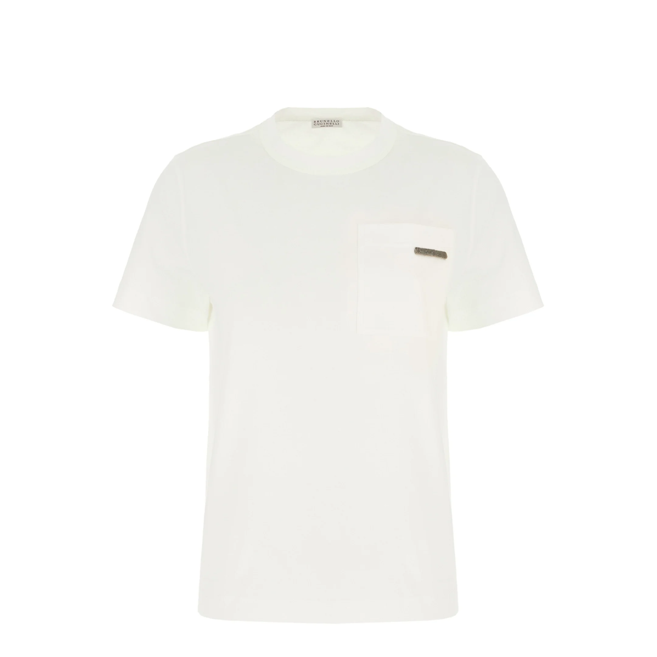 Pocket-Detail T-Shirt White