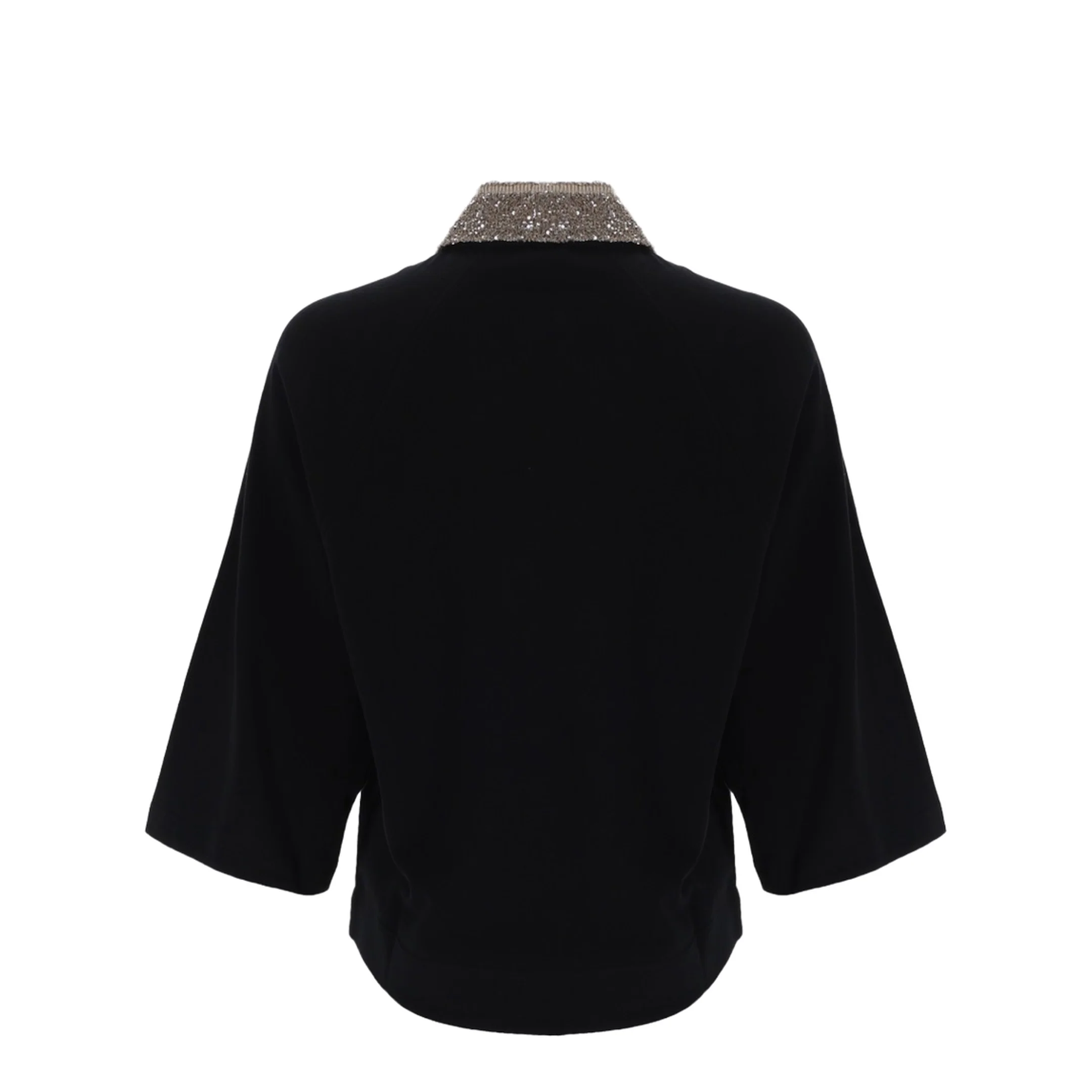 Polo Shirt with Dazzling Collar - Image 3