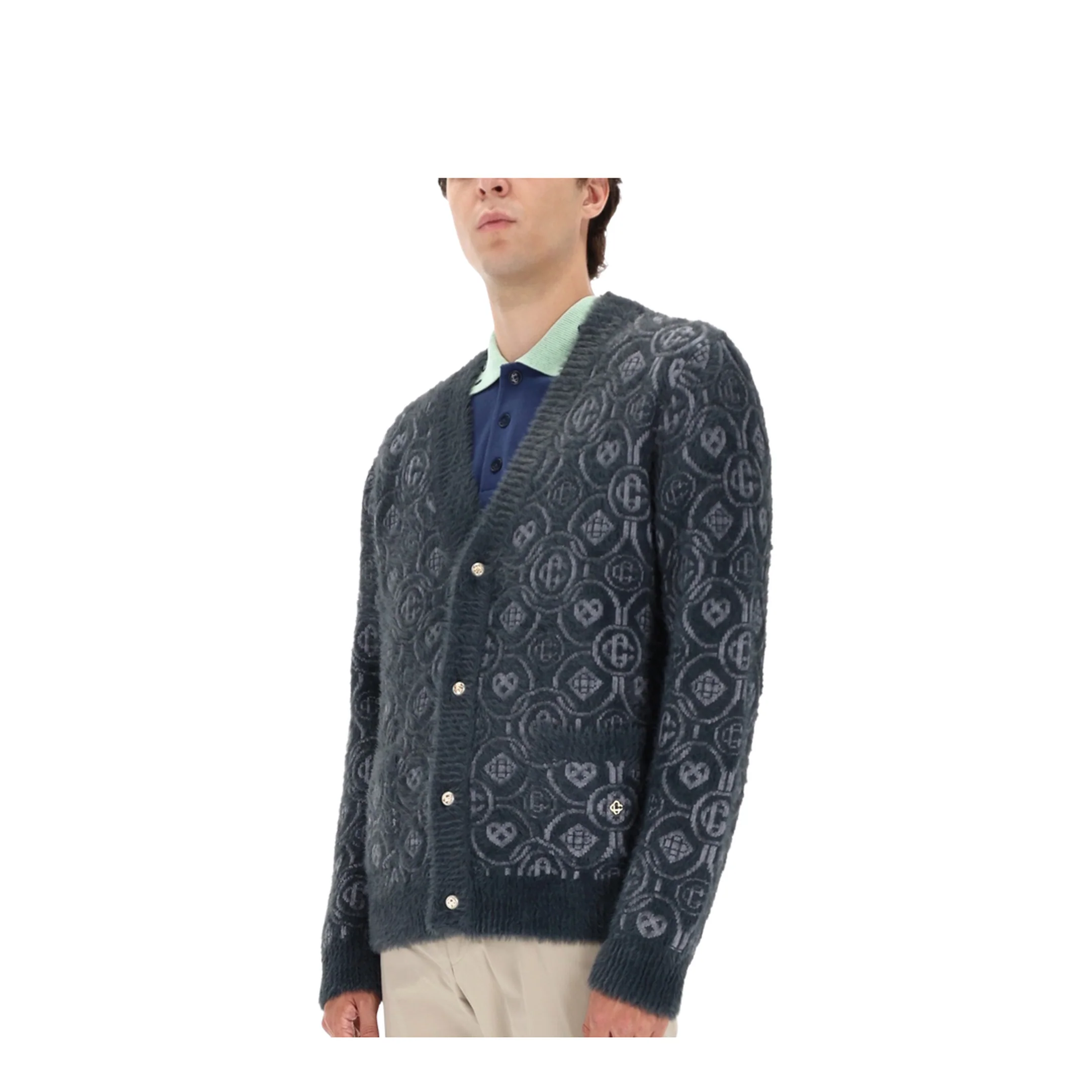 Monogram Fluffy Cardigan - Image 4