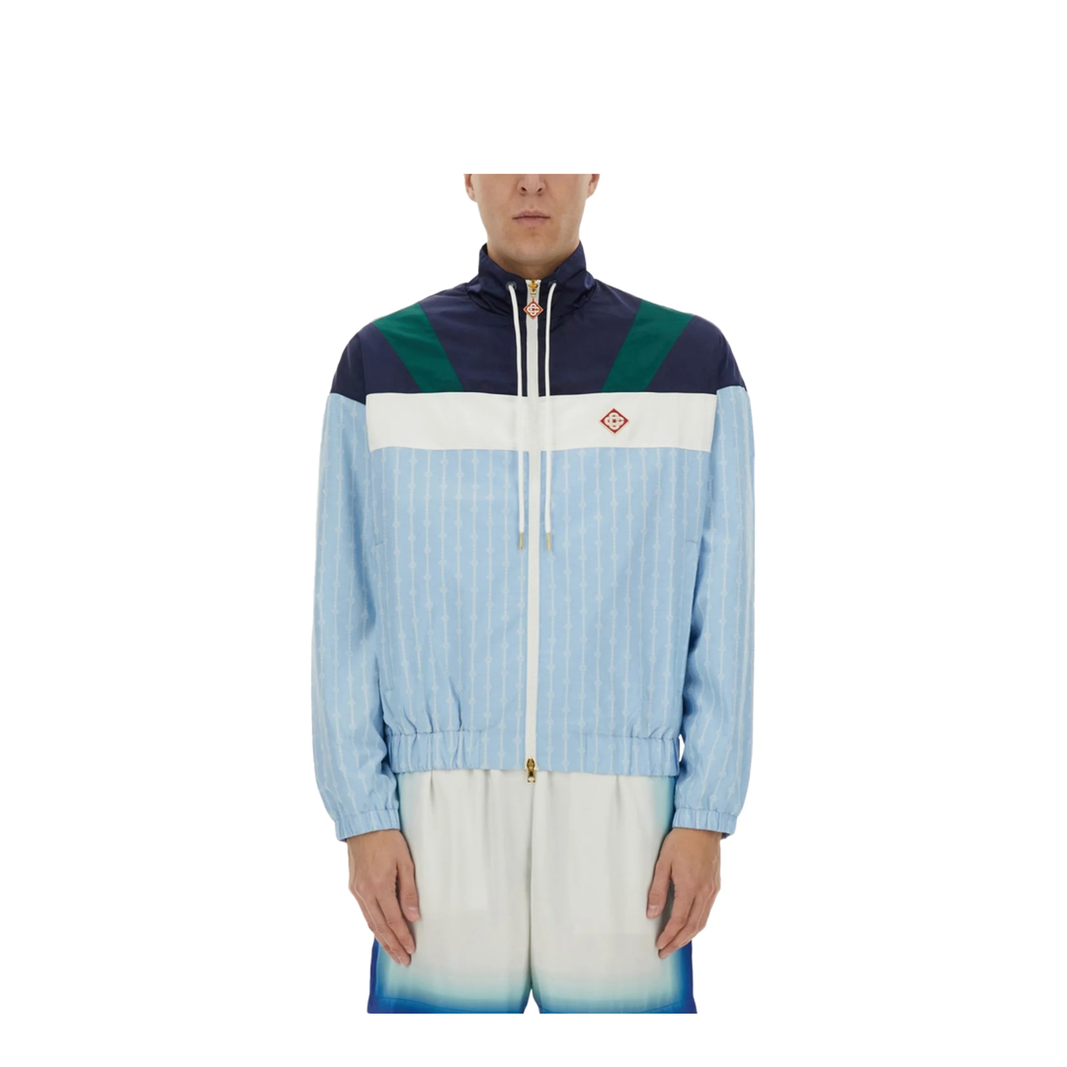 Pinstripe Laurel Track Jacket
