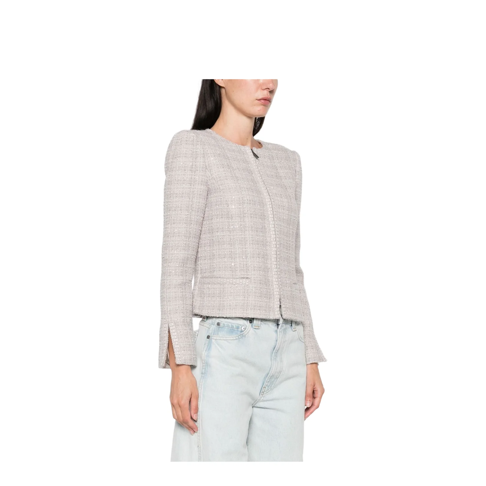 Wool Blend Blazer Jacket - Image 4