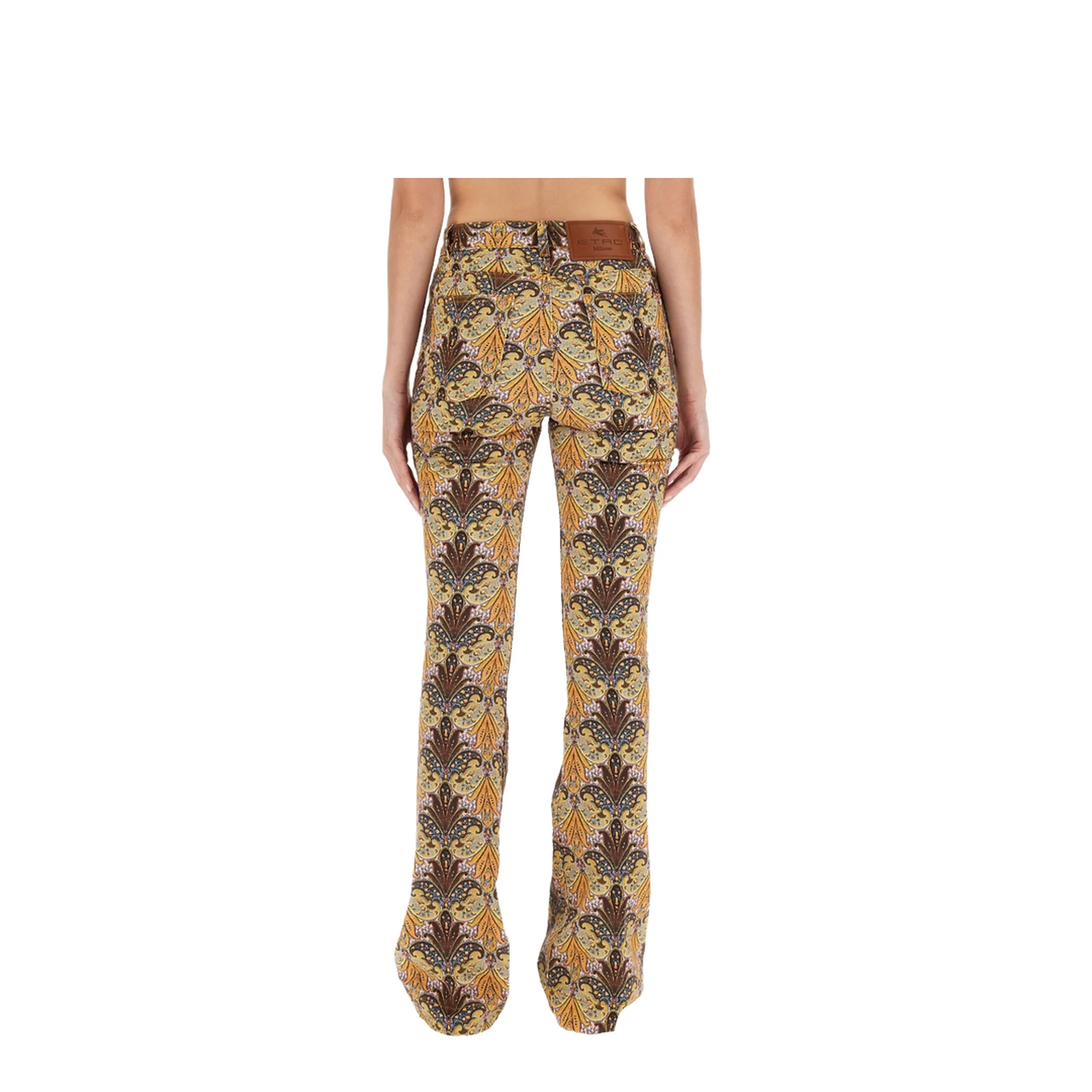 Graphic-print flared jeans - Image 3