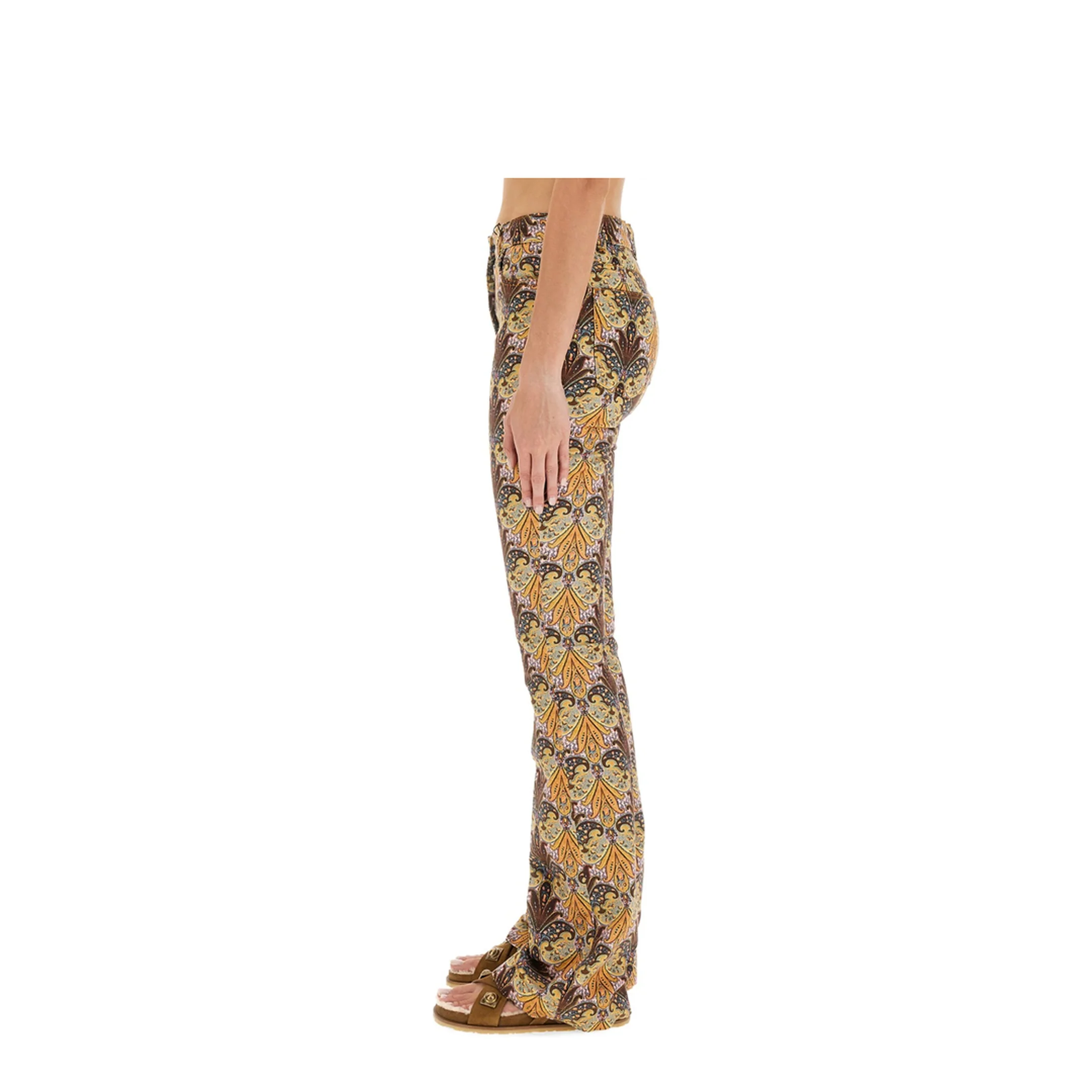 Graphic-print flared jeans - Image 4