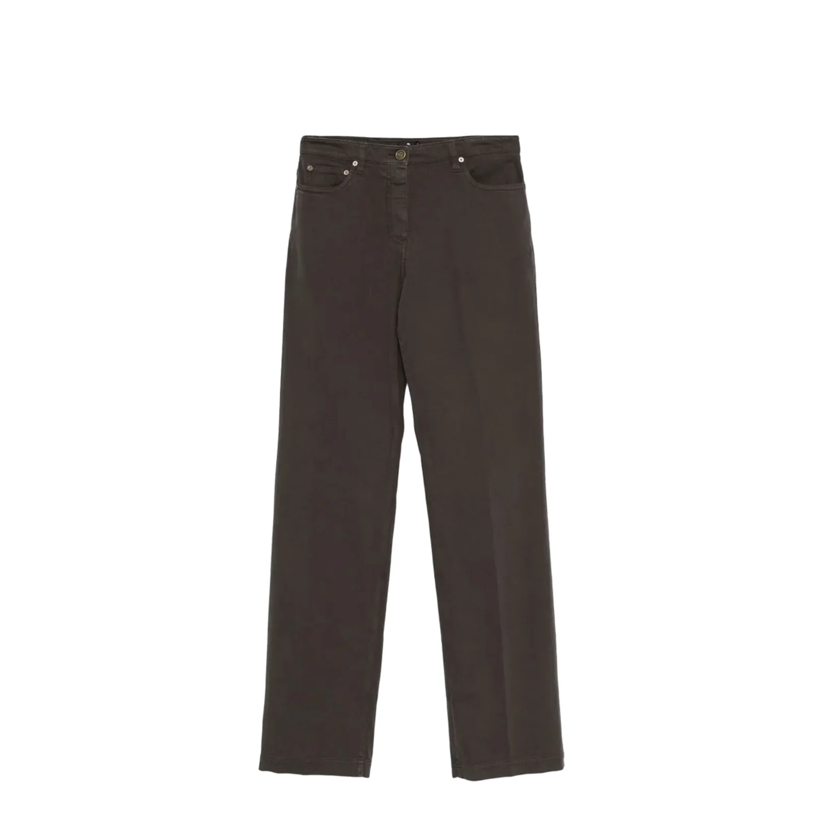 Straight Leg Denim Trousers