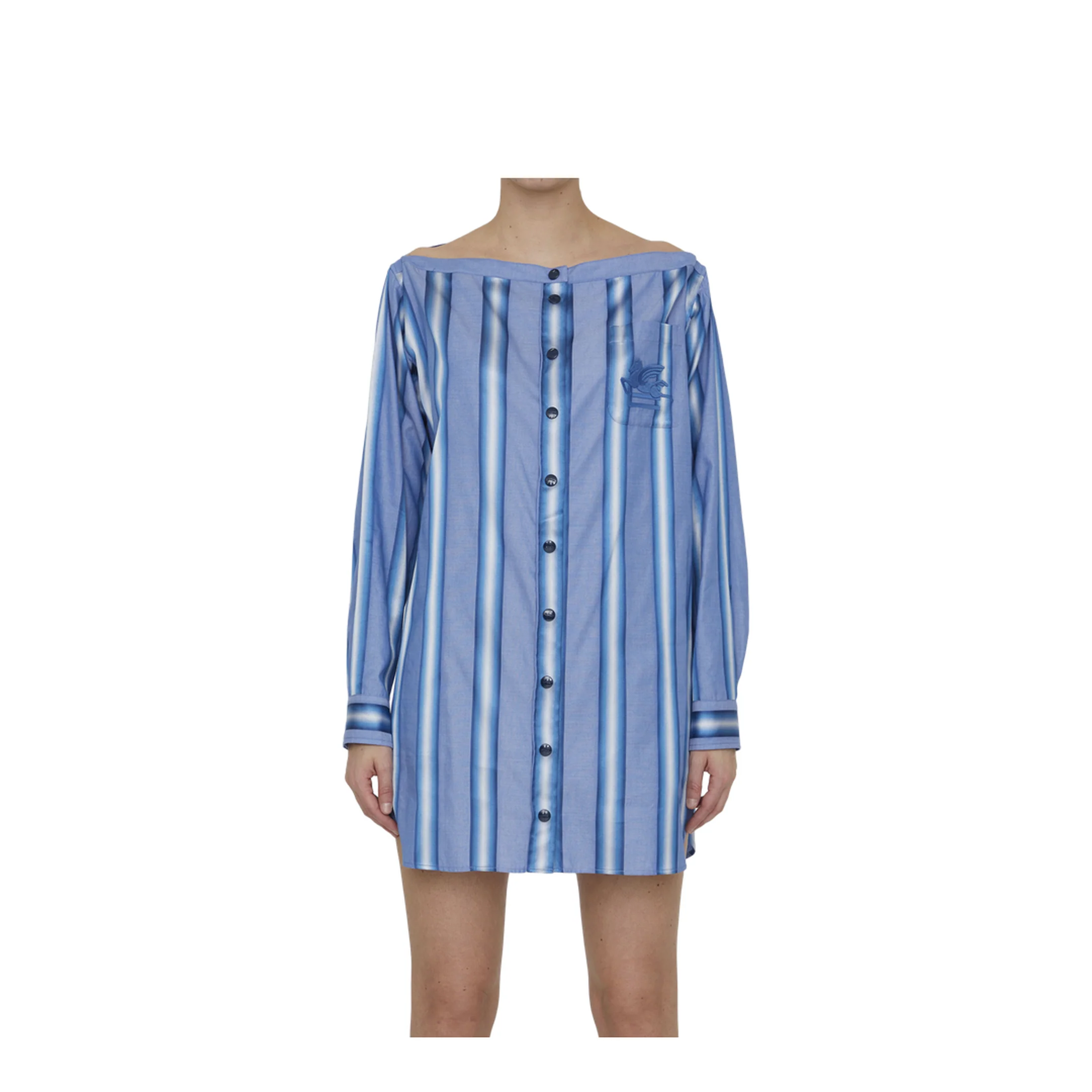 Striped Shirt Dress
