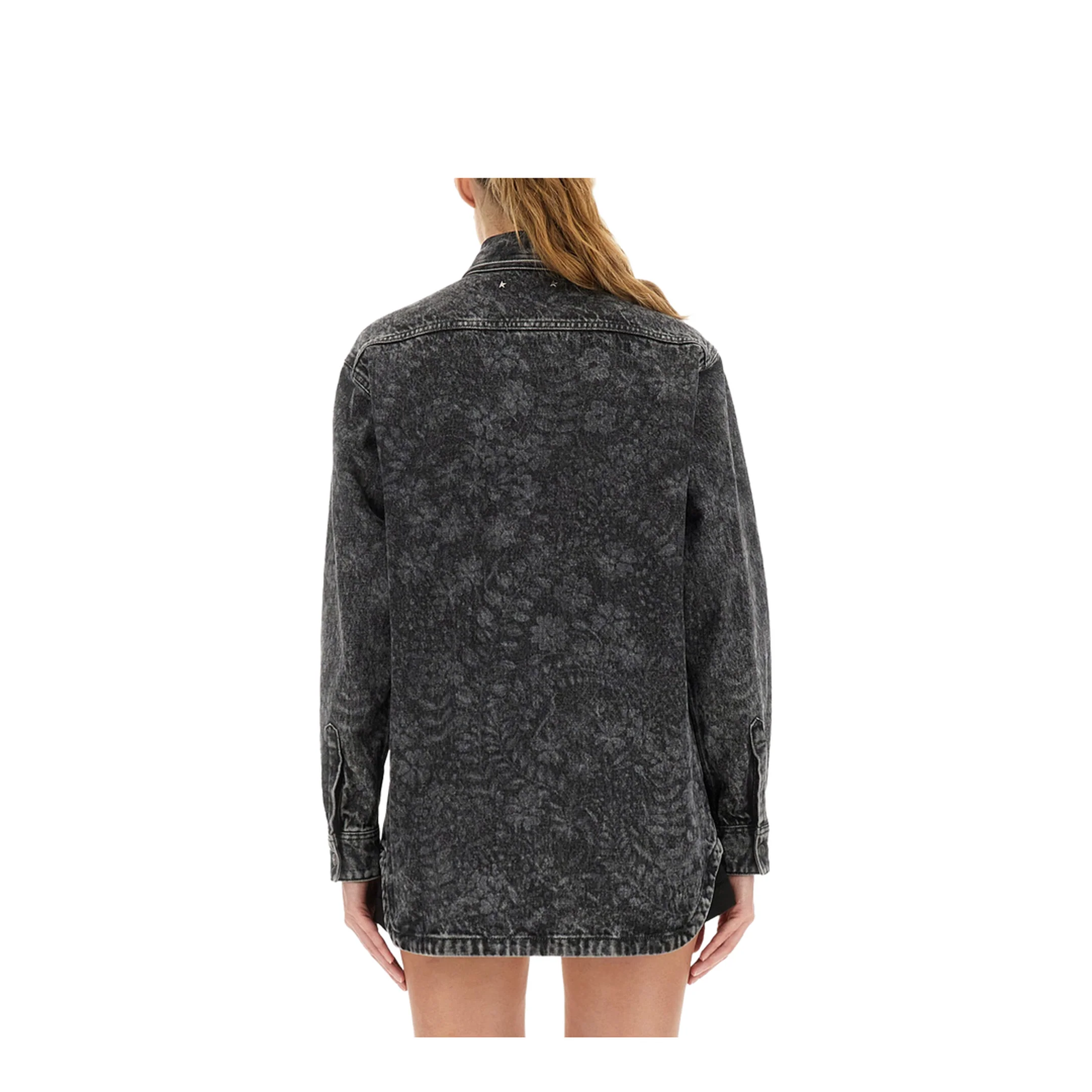 Ollie Boyfriends Shirt with Laser Flowers - Image 3