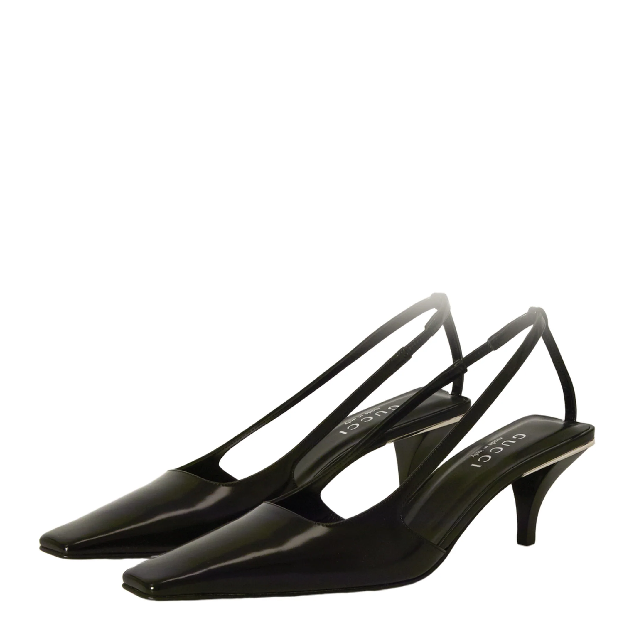 Crystal Logo Slingback Pumps - Image 2