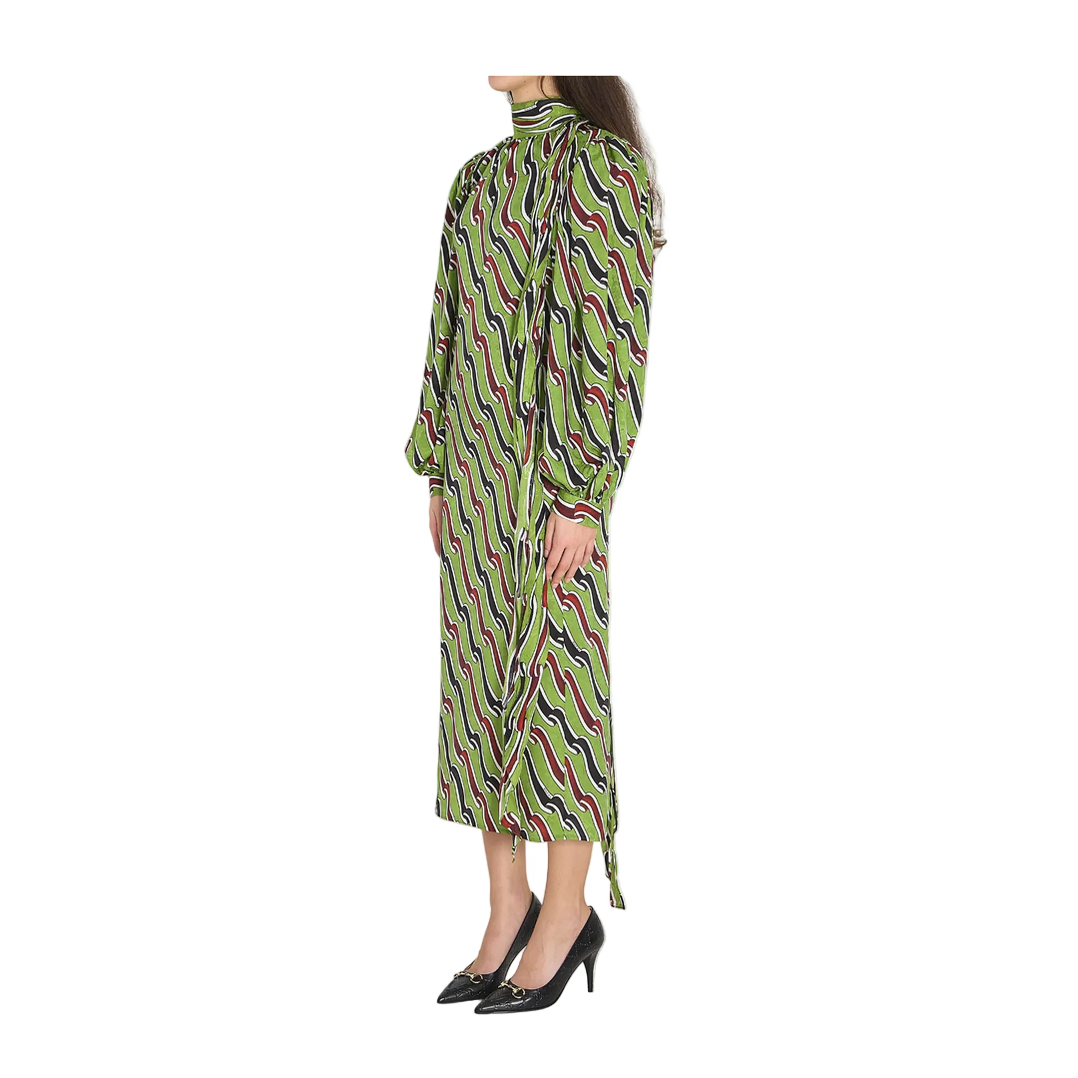 Printed Silk Dress - Image 2