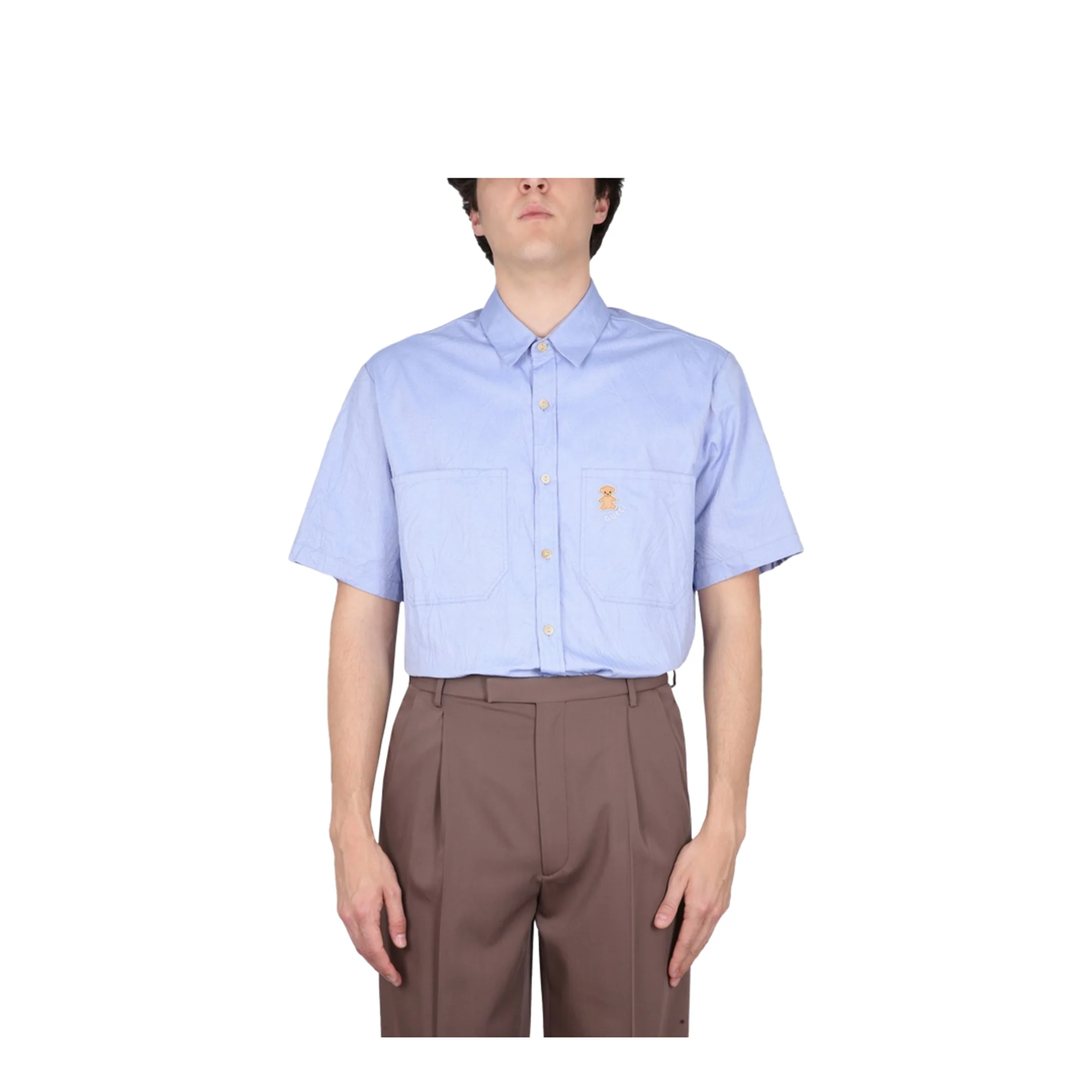 Shirt with Bear on Pocket