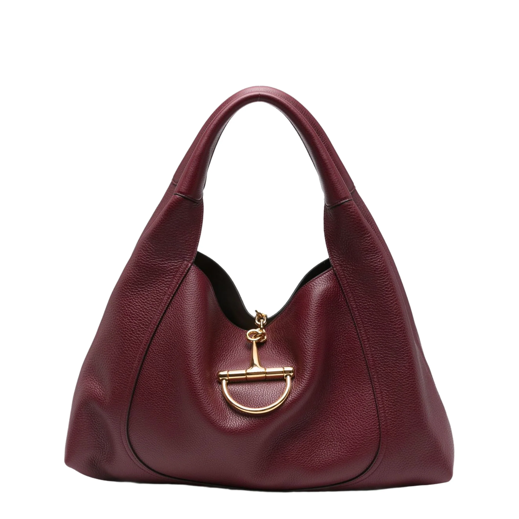 Softbit Maxi Leather Shoulder Bags - Red