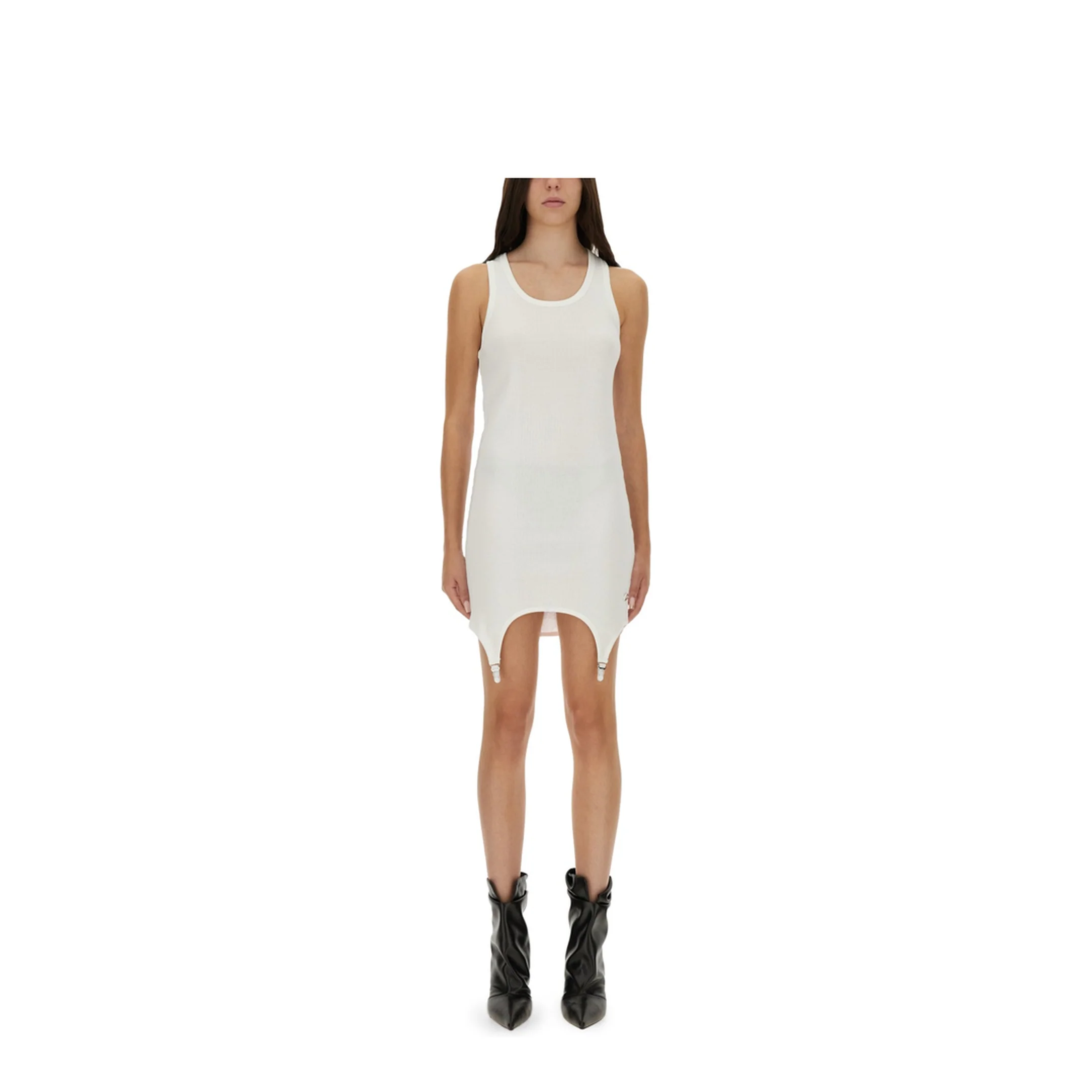 Dress with Garter Detail