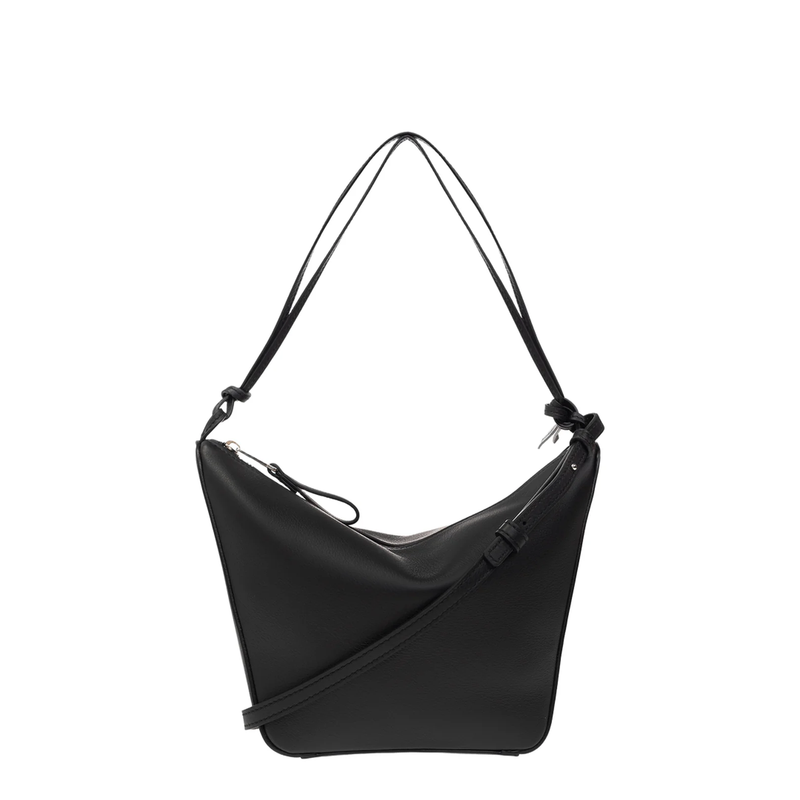 Hammock Mini Leather Shoulder Bag - Black