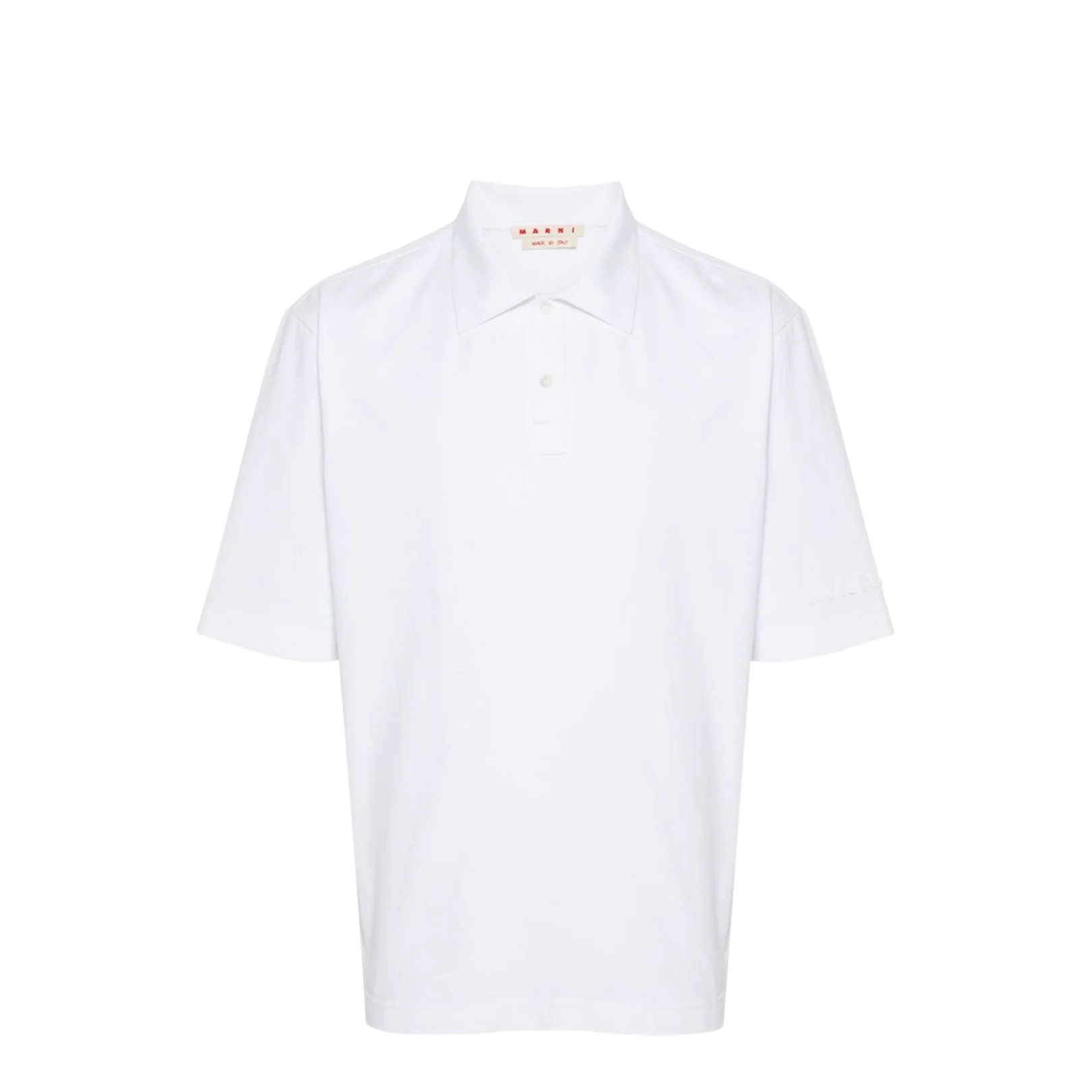 White Organic Cotton Polo