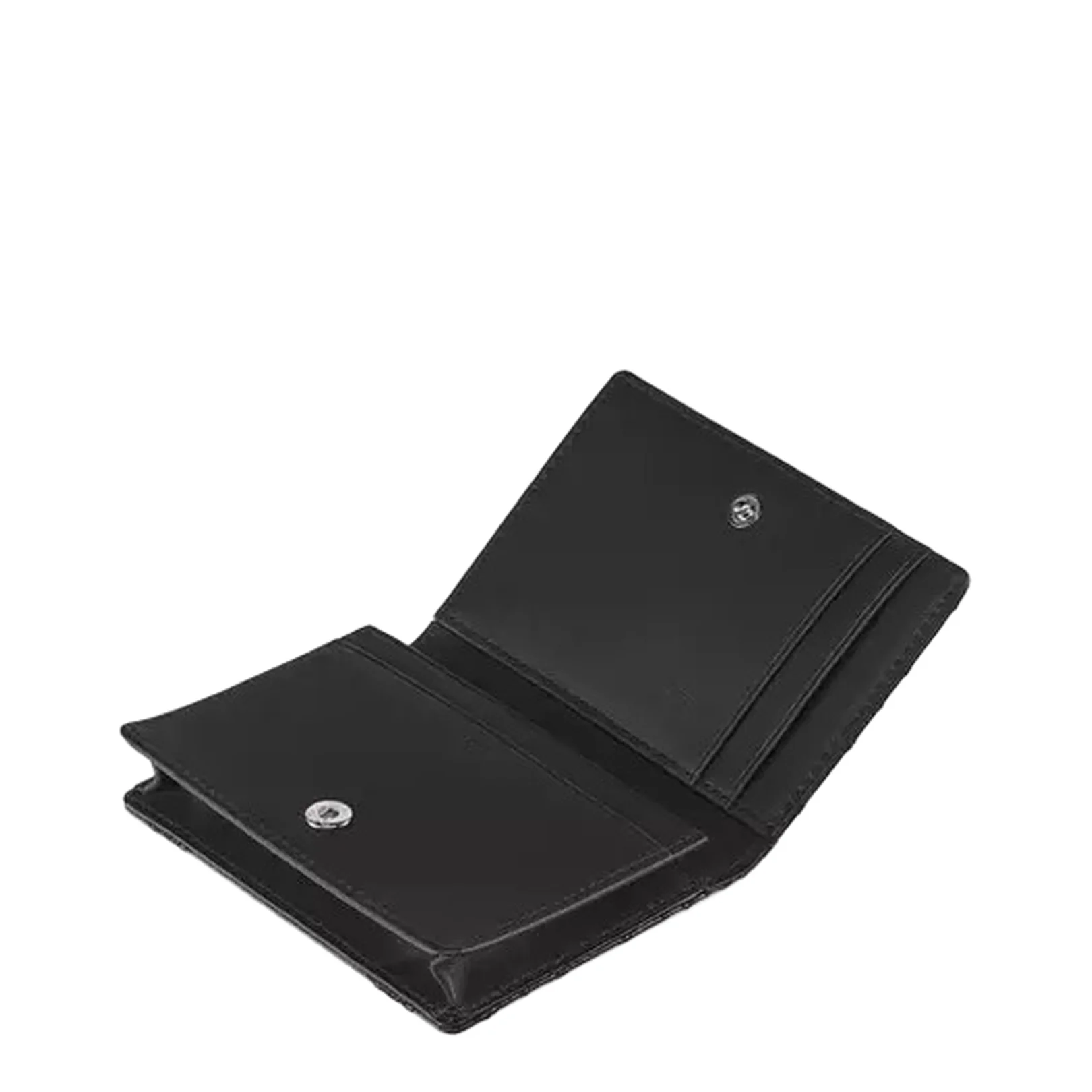 Travia Quilted Card Wallet in Crushed Leather - Image 3