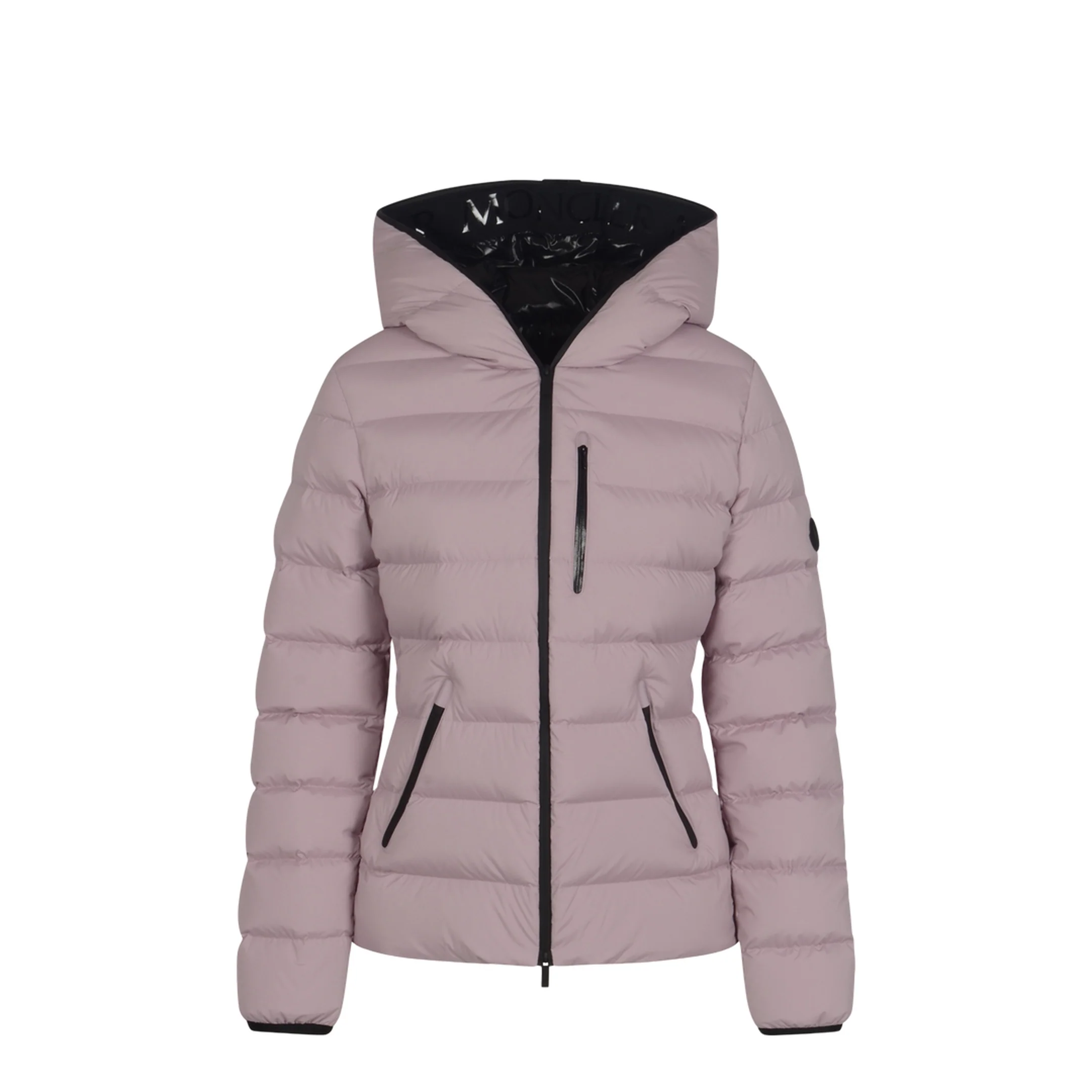 Herbe Hooded Short Down Jacket - Pink