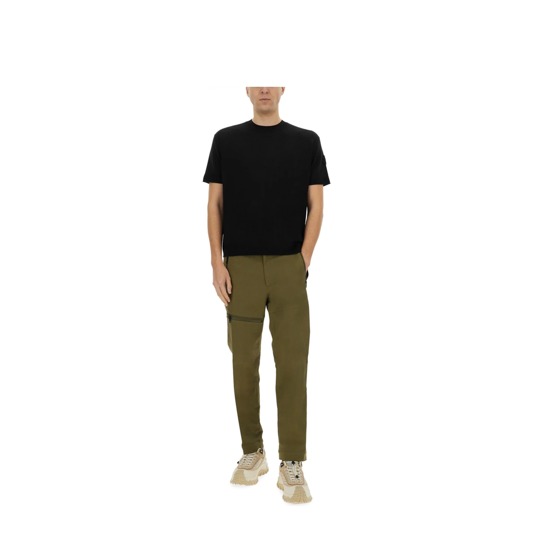 Silk & Cotton Knit T-Shirt - Image 2