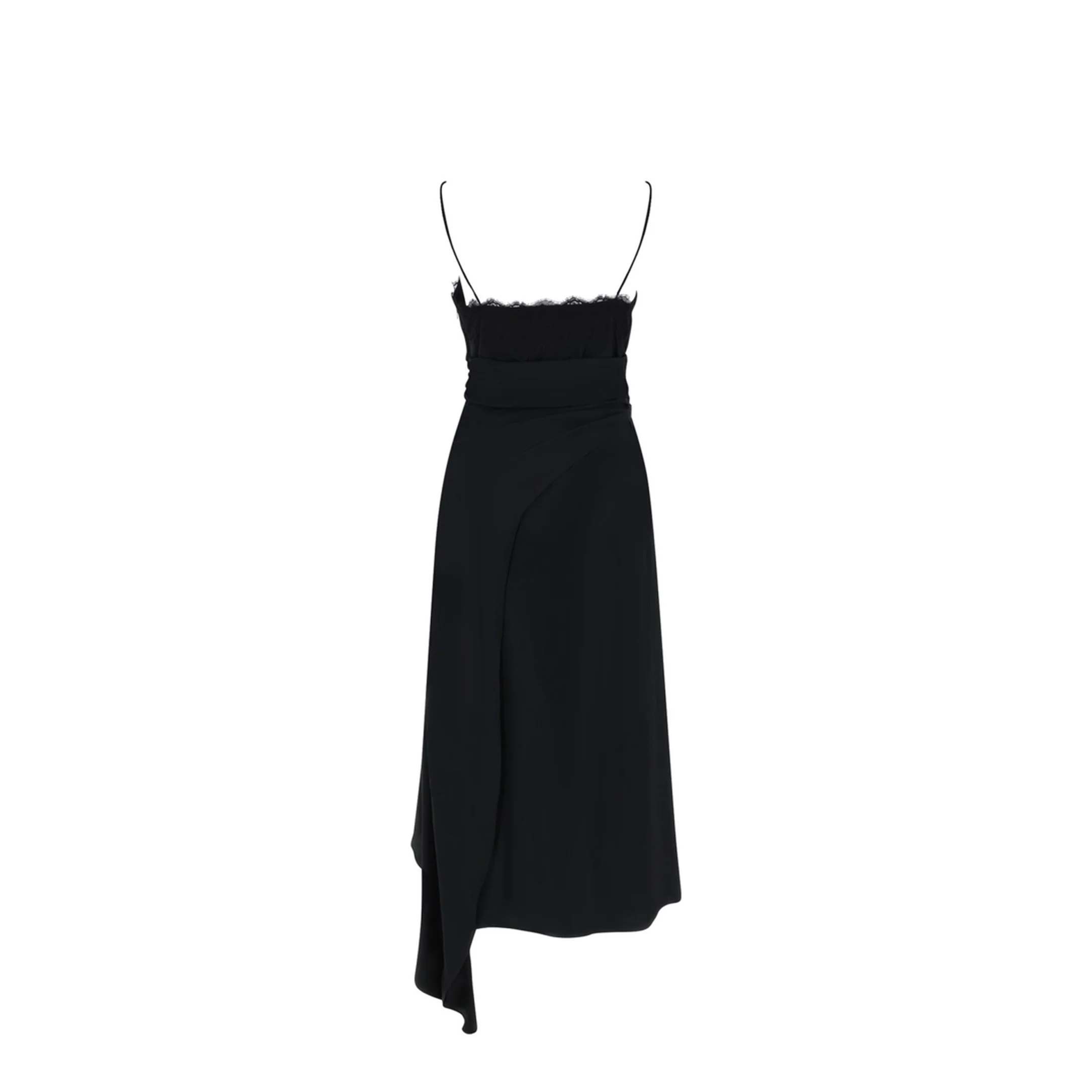 MIDI DRESS WITH LACE - Image 2