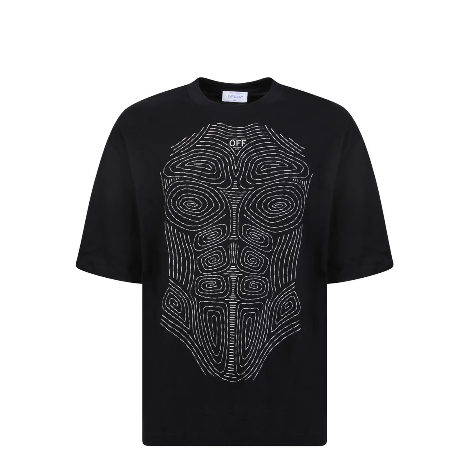 Cotton Body Scan Print T-Shirt