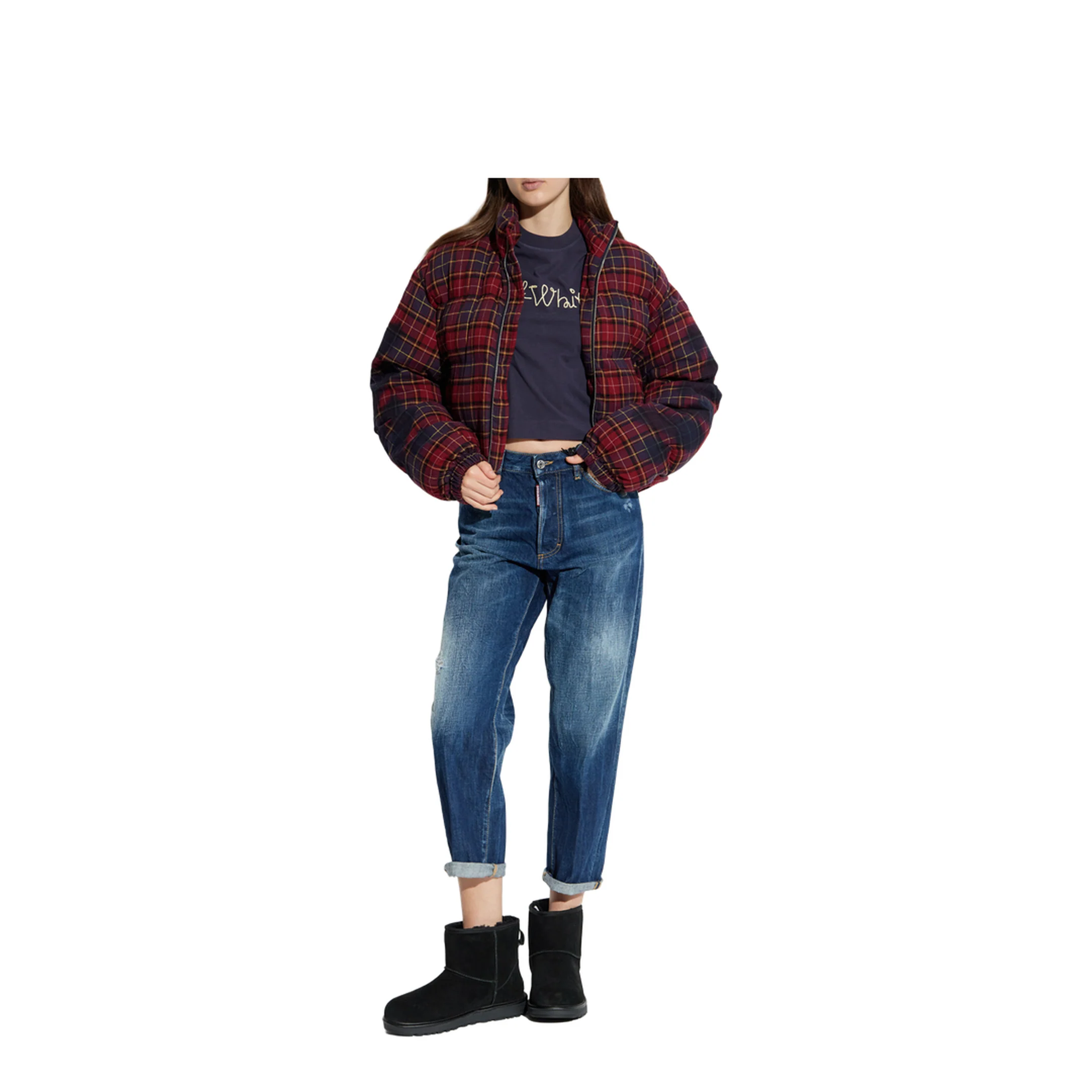 Check Flan Arrow Spray' Down Jacket - Image 2