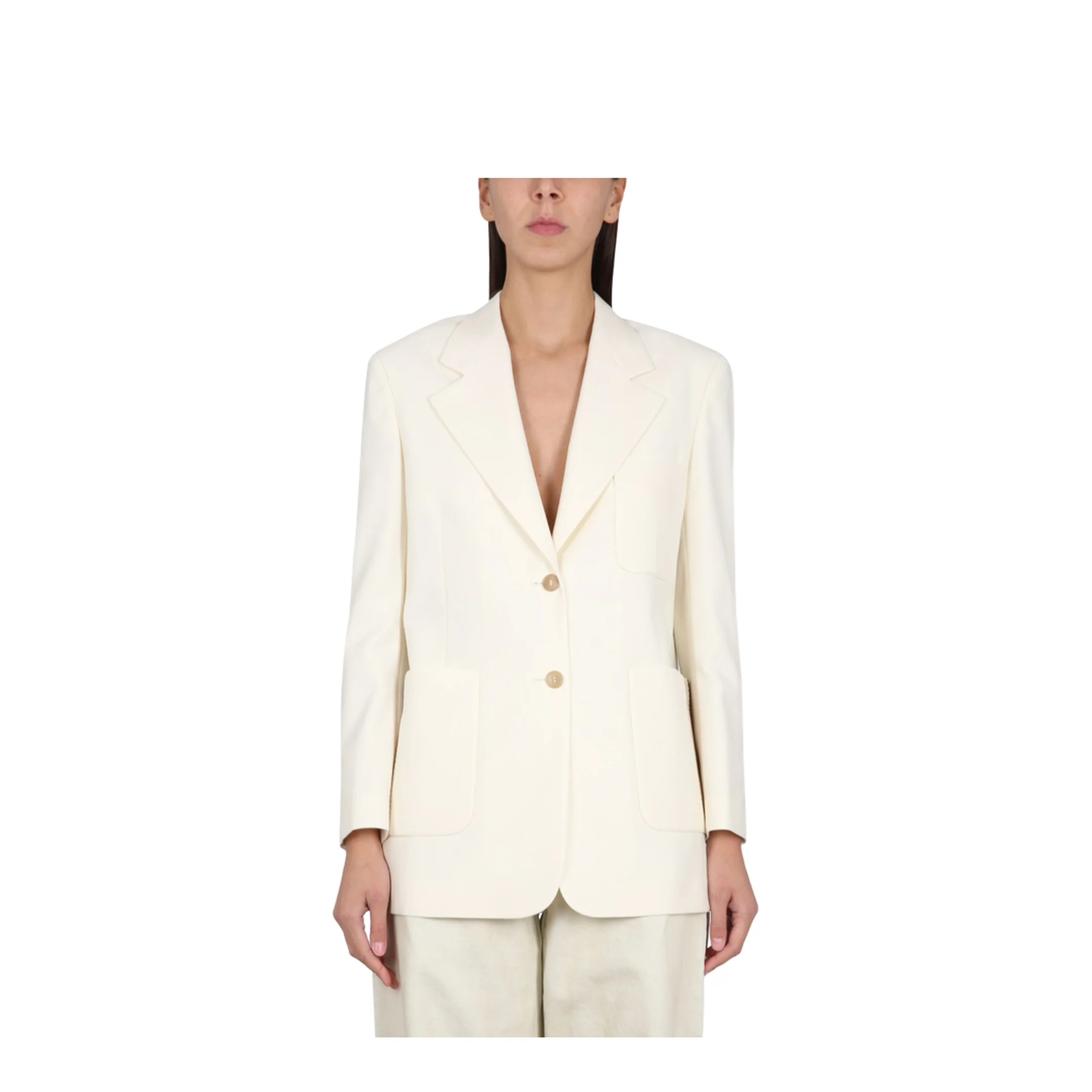 Blazer with Knit Detail
