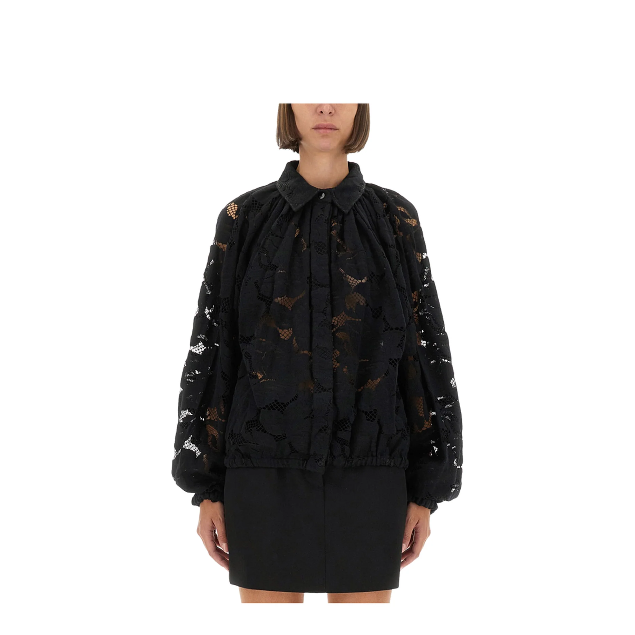 Lace Balloon Blouse