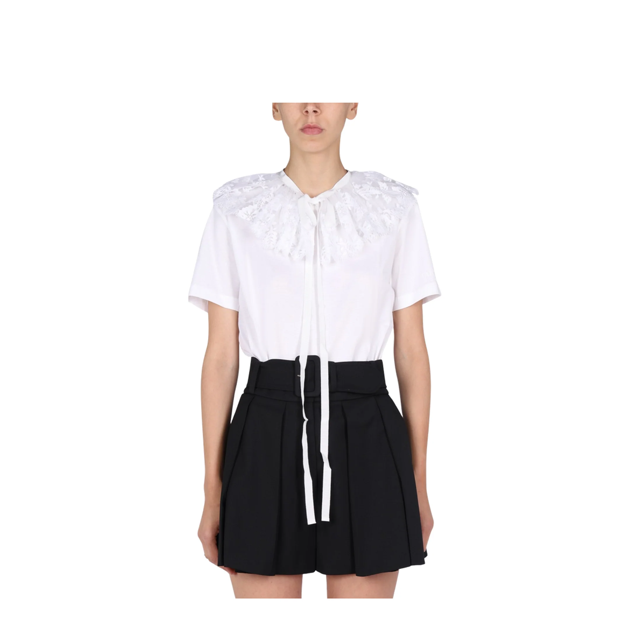 Lace Embroidery T-Shirt
