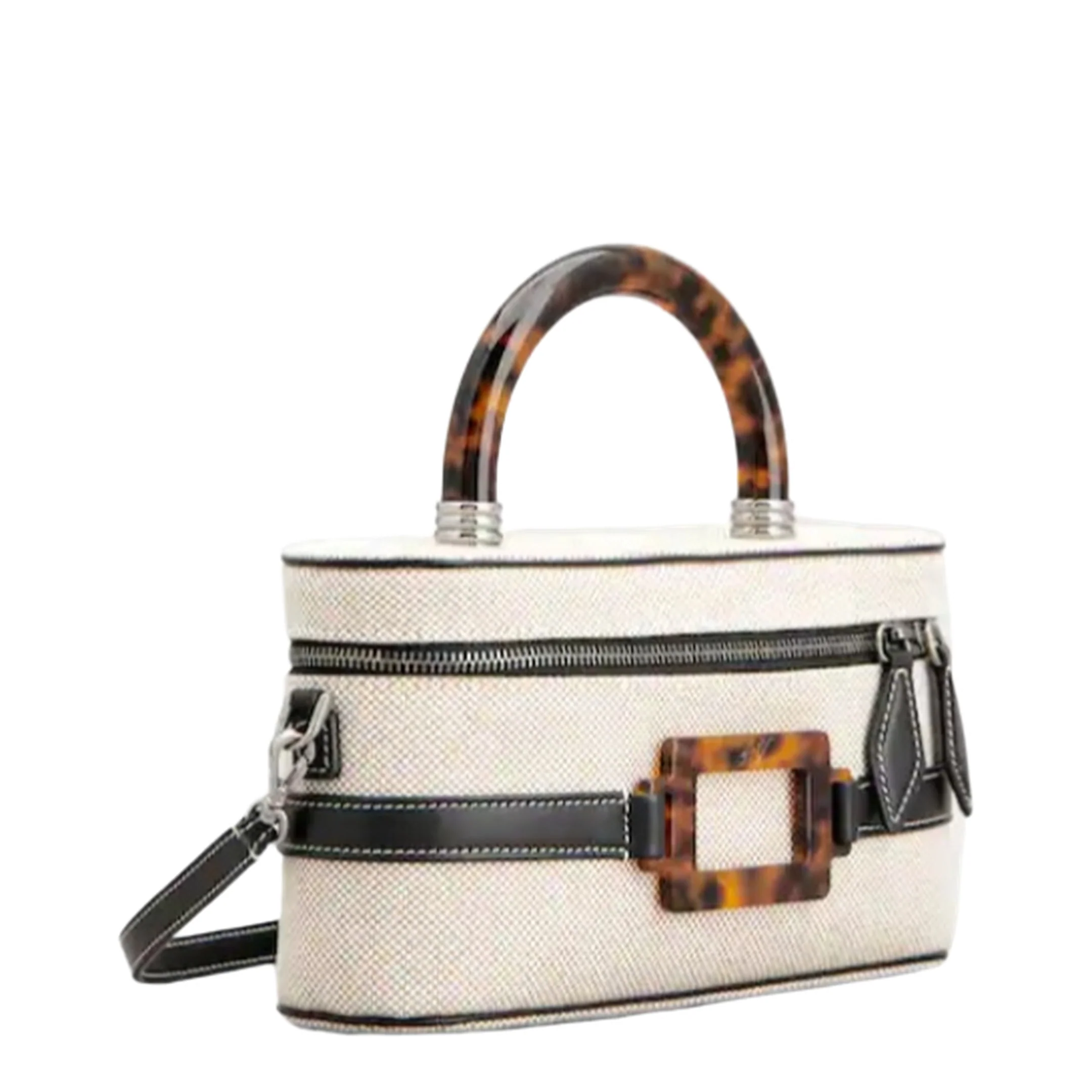 Vanity Belle Vivier Mini Bag Canvas - Image 2