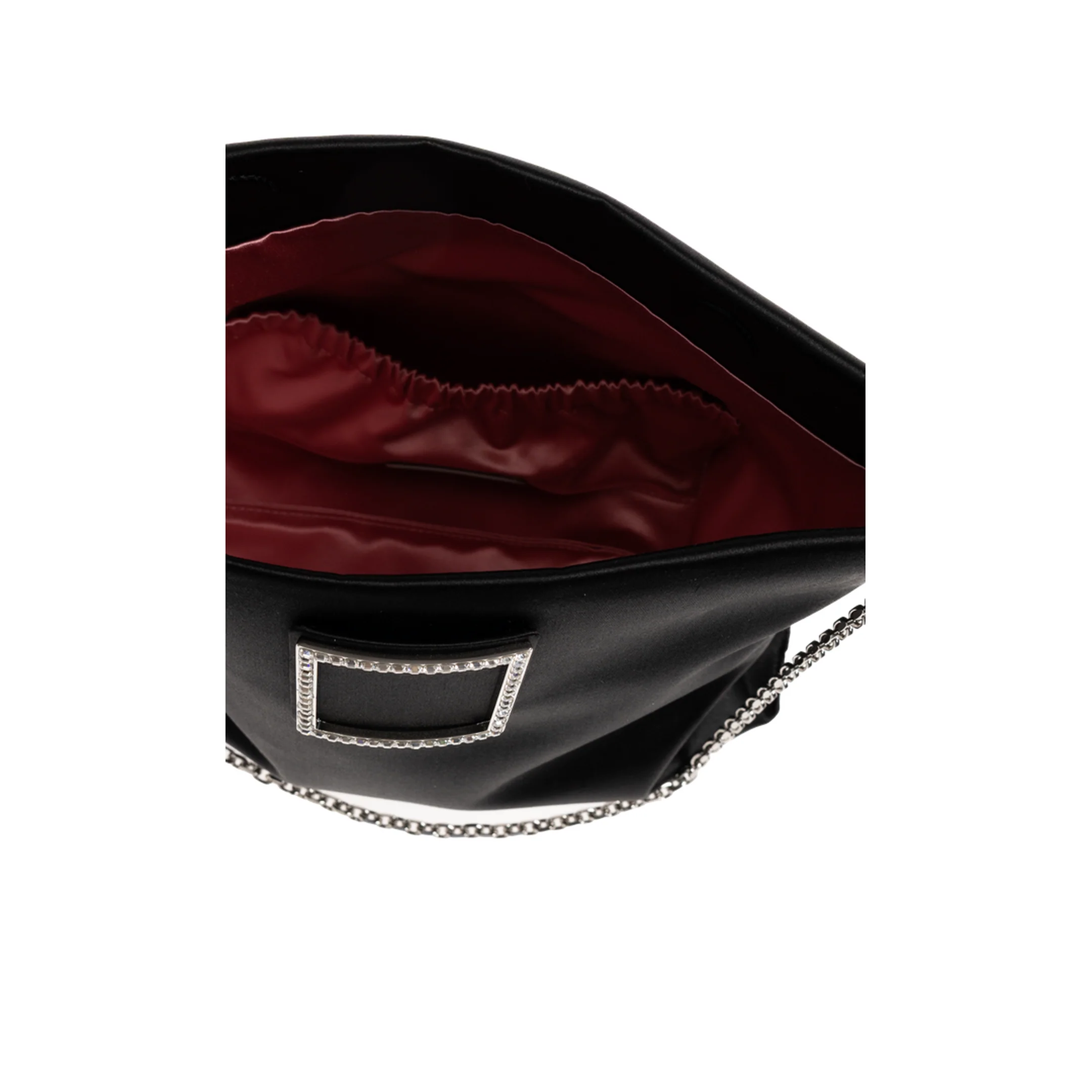 Trompette Chain Clutch Bag - Black - Image 4