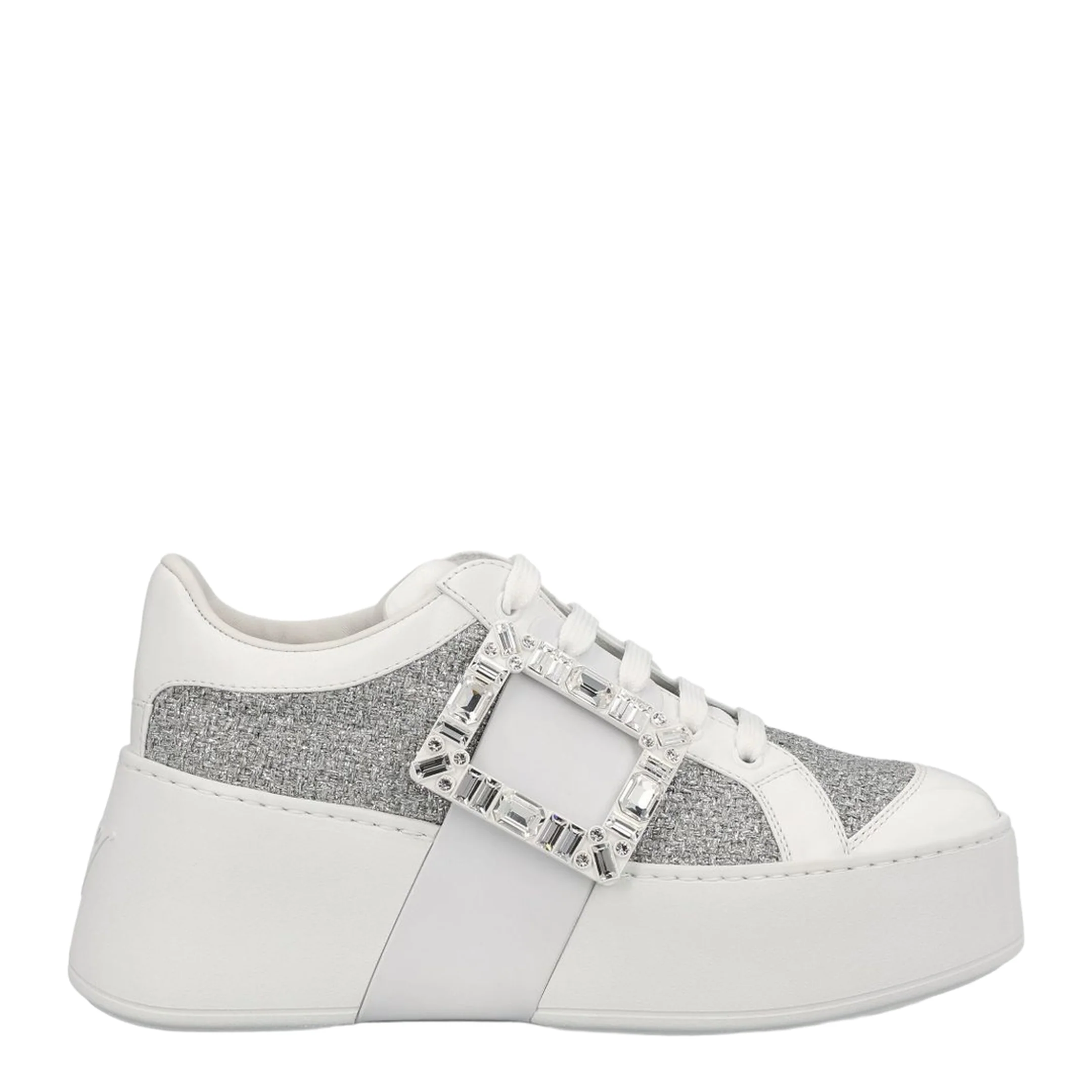 Skate Sneakers in Lurex
