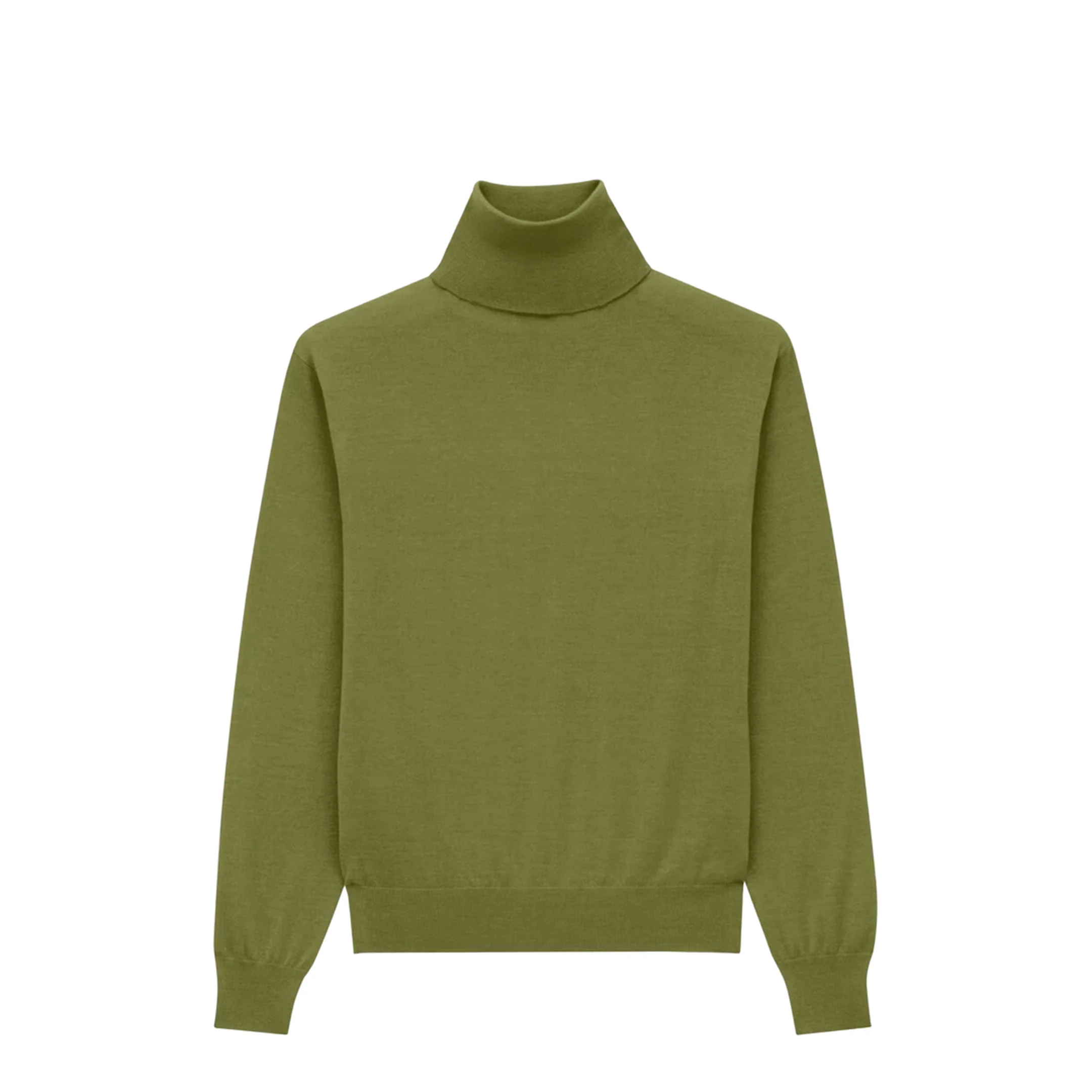 Cashmere Wool and Silk Turtleneck Pullover