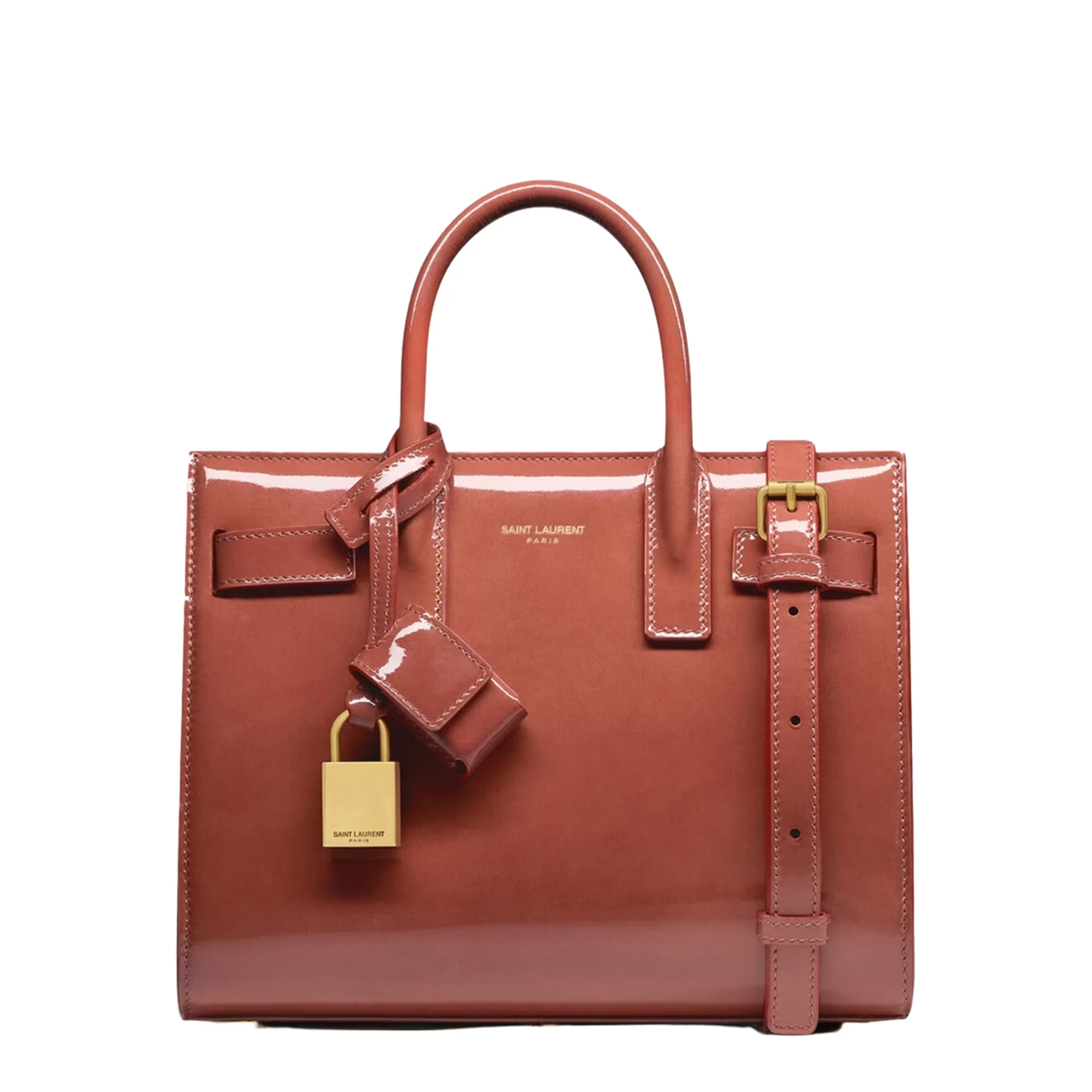 Sac de Jour Nano Leather Tote Bags - Bronze