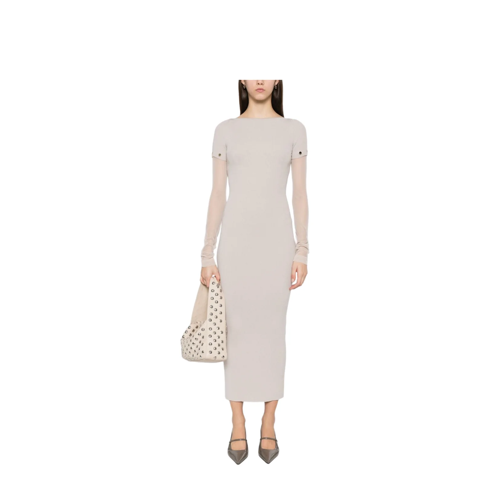Dove Grey Dress - Image 5