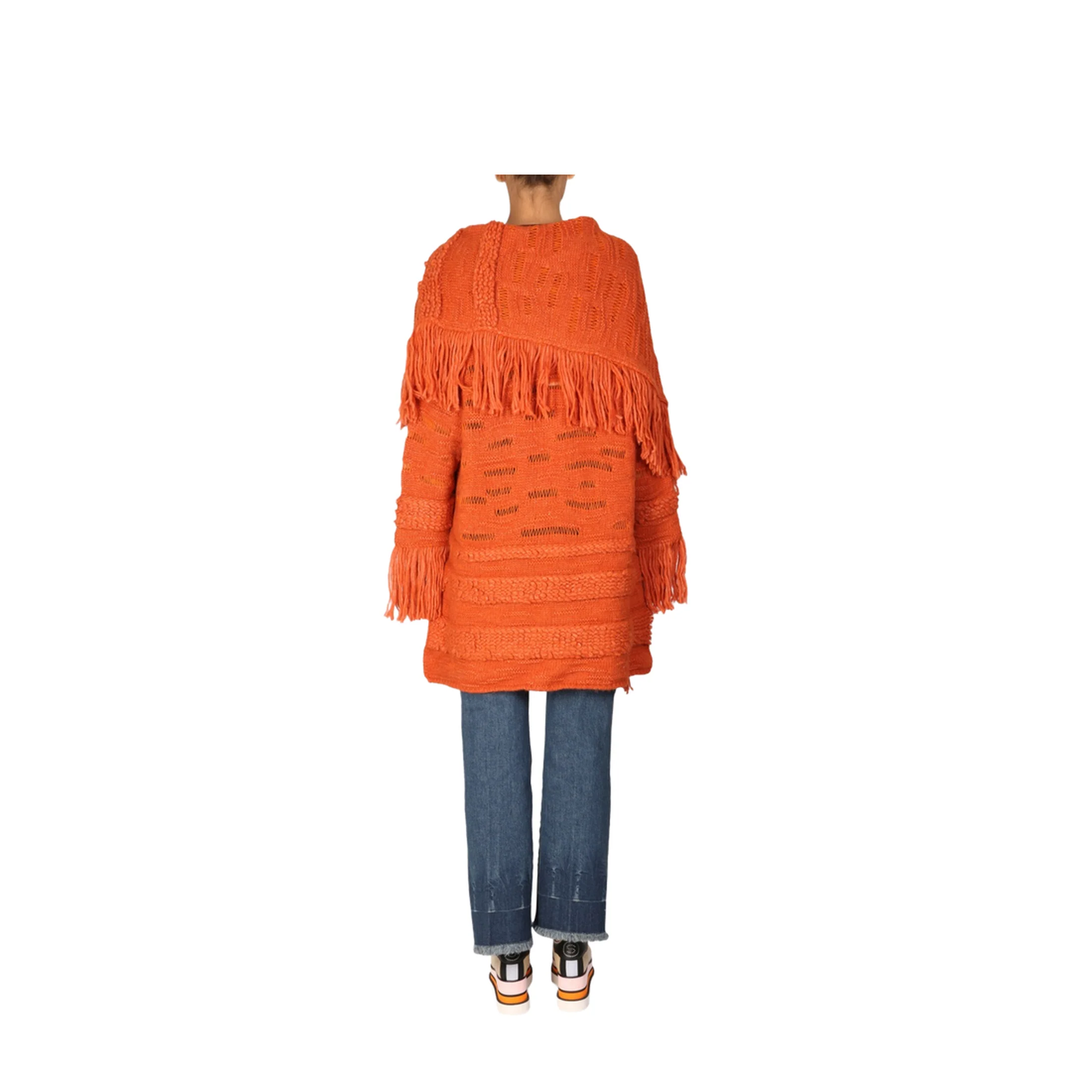 Knitted Textured Coat - Image 3