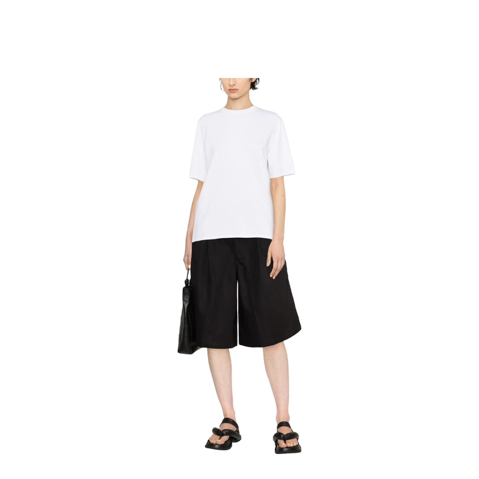 Chiara T-Shirt White in Organic Cotton - Image 3