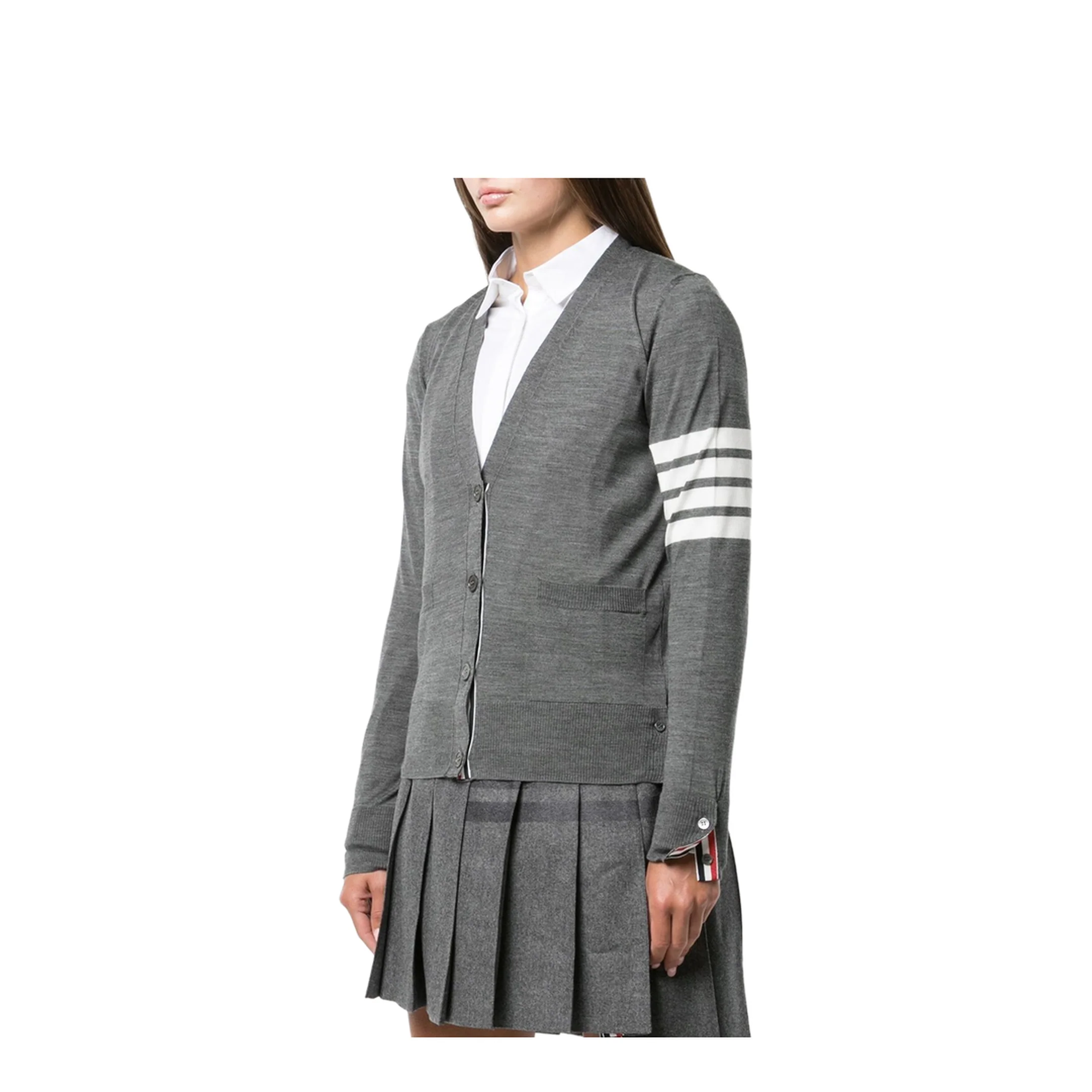 4 Bar Merino Wool Cardigan - Image 184