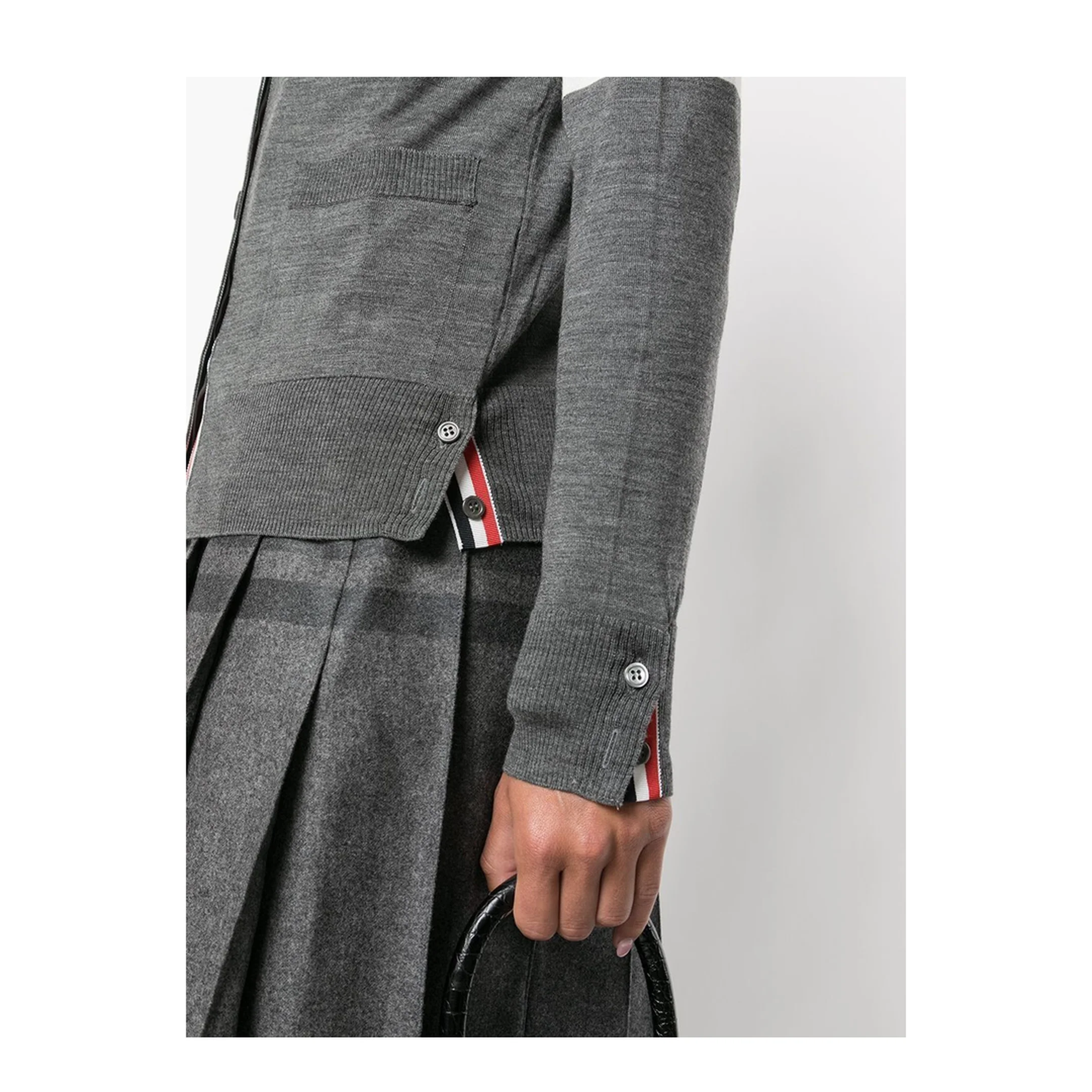 4 Bar Merino Wool Cardigan - Image 185