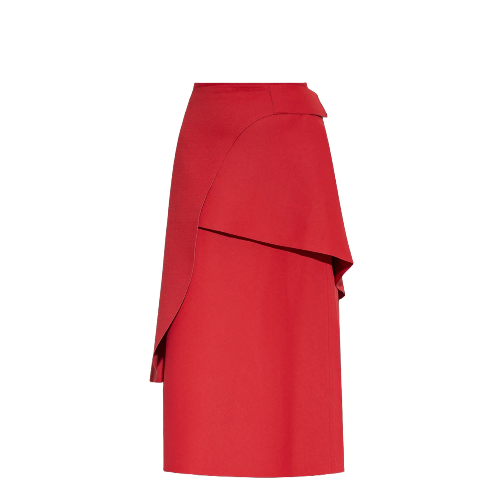 Asymmetrical Skirt Red