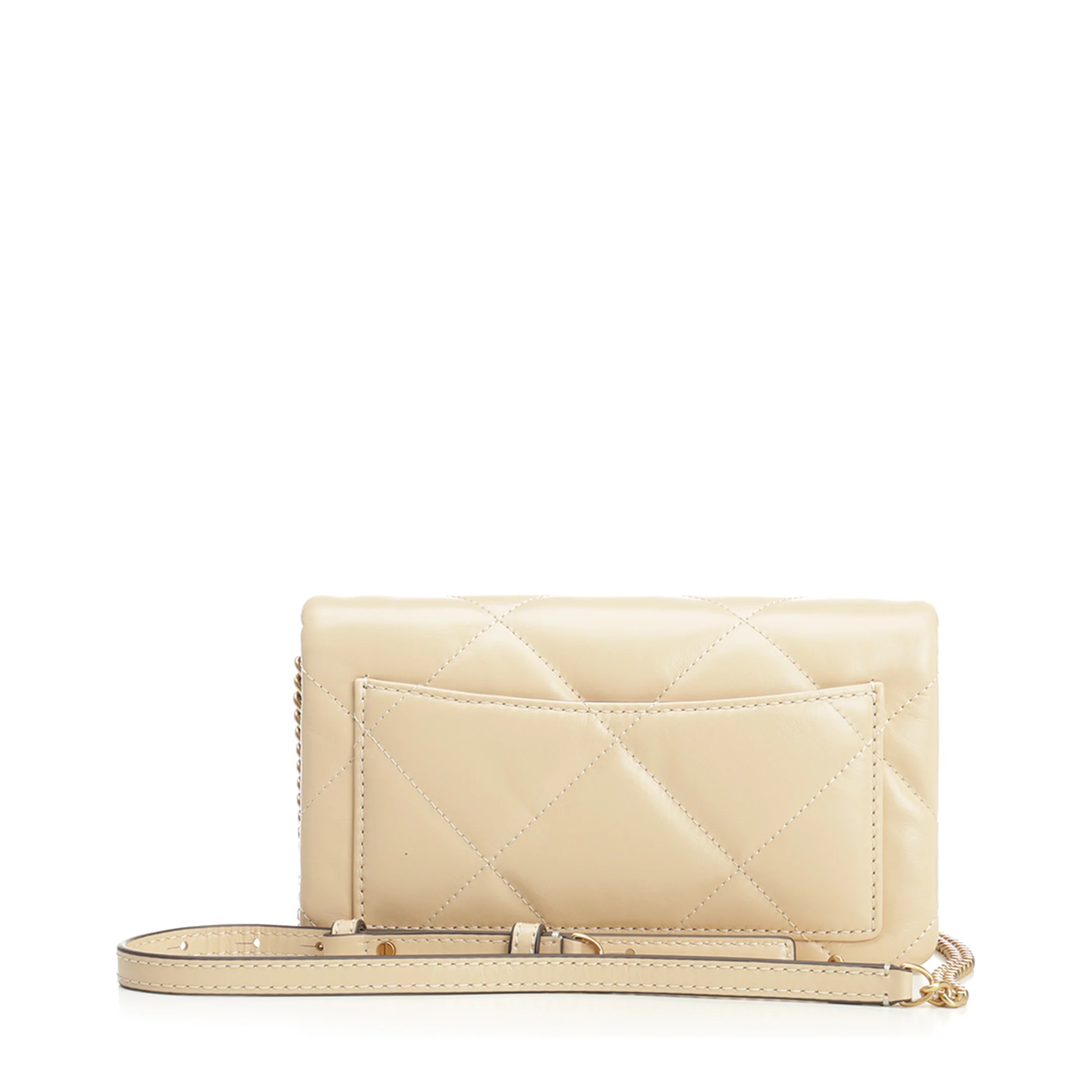 Kira Diamond Quilt Chain Wallet - Image 3