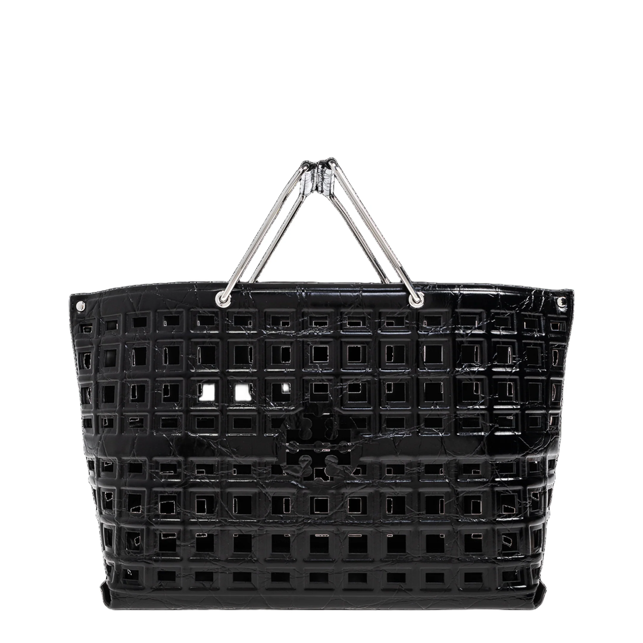 Market Leather Tote Bag - Black