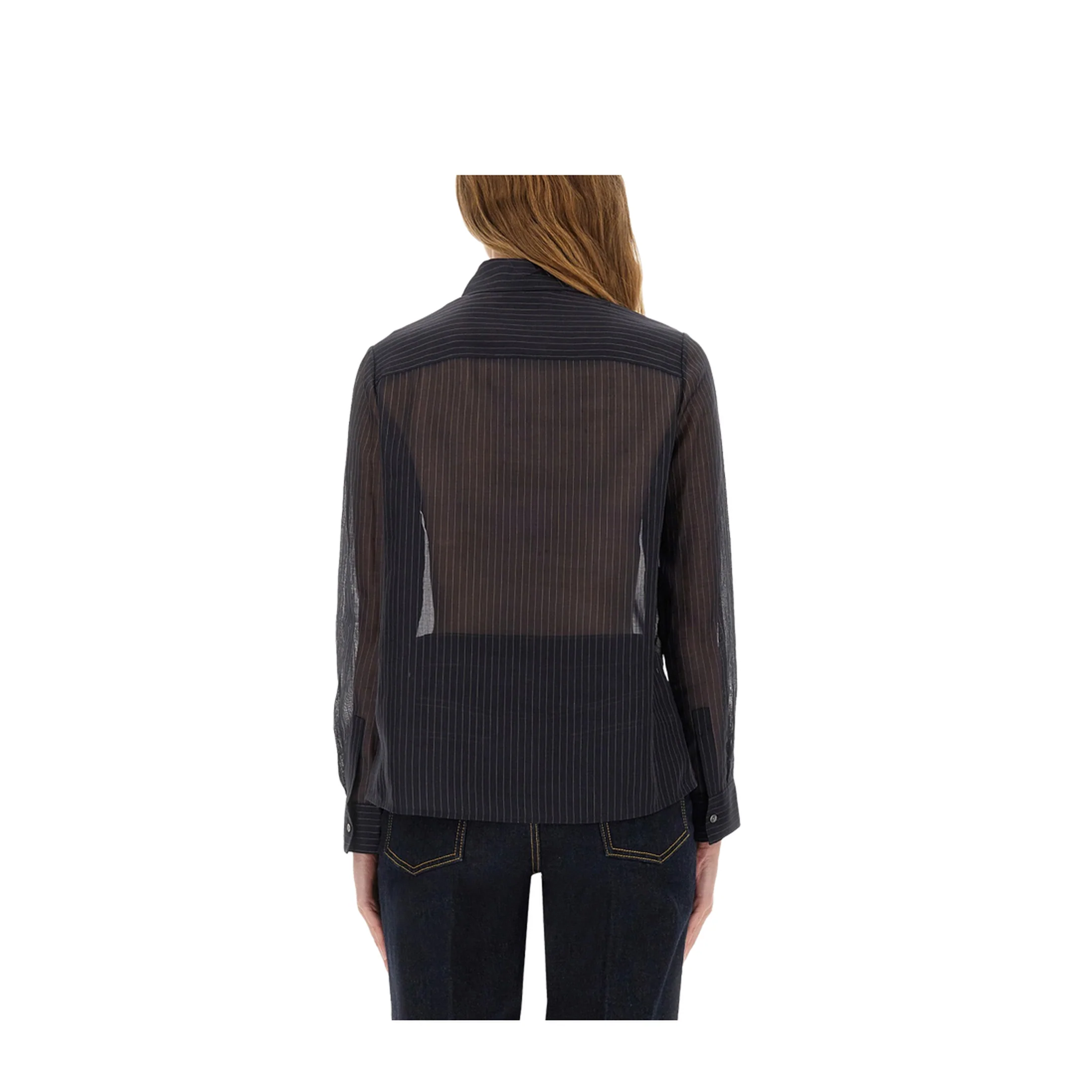 Striped Cotton Shirt - Image 3